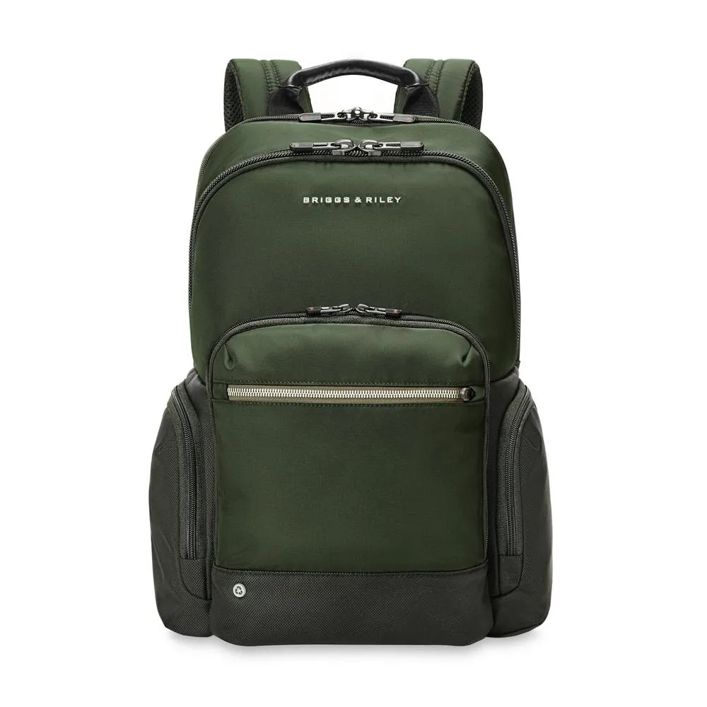 Briggs & Riley Recycled Day Bag Medium Multi-Pocket Backpack