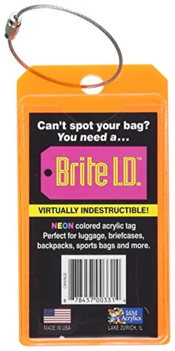 Brite I.D. Luggage Tag