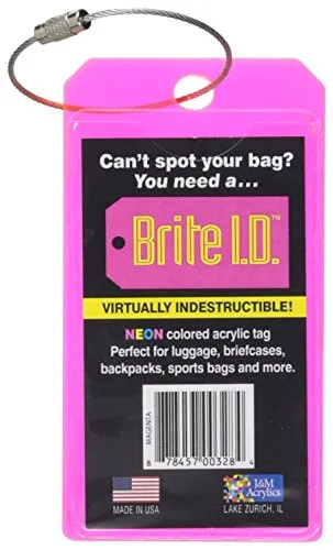 Brite I.D. Luggage Tag