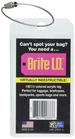 Brite I.D. Luggage Tag