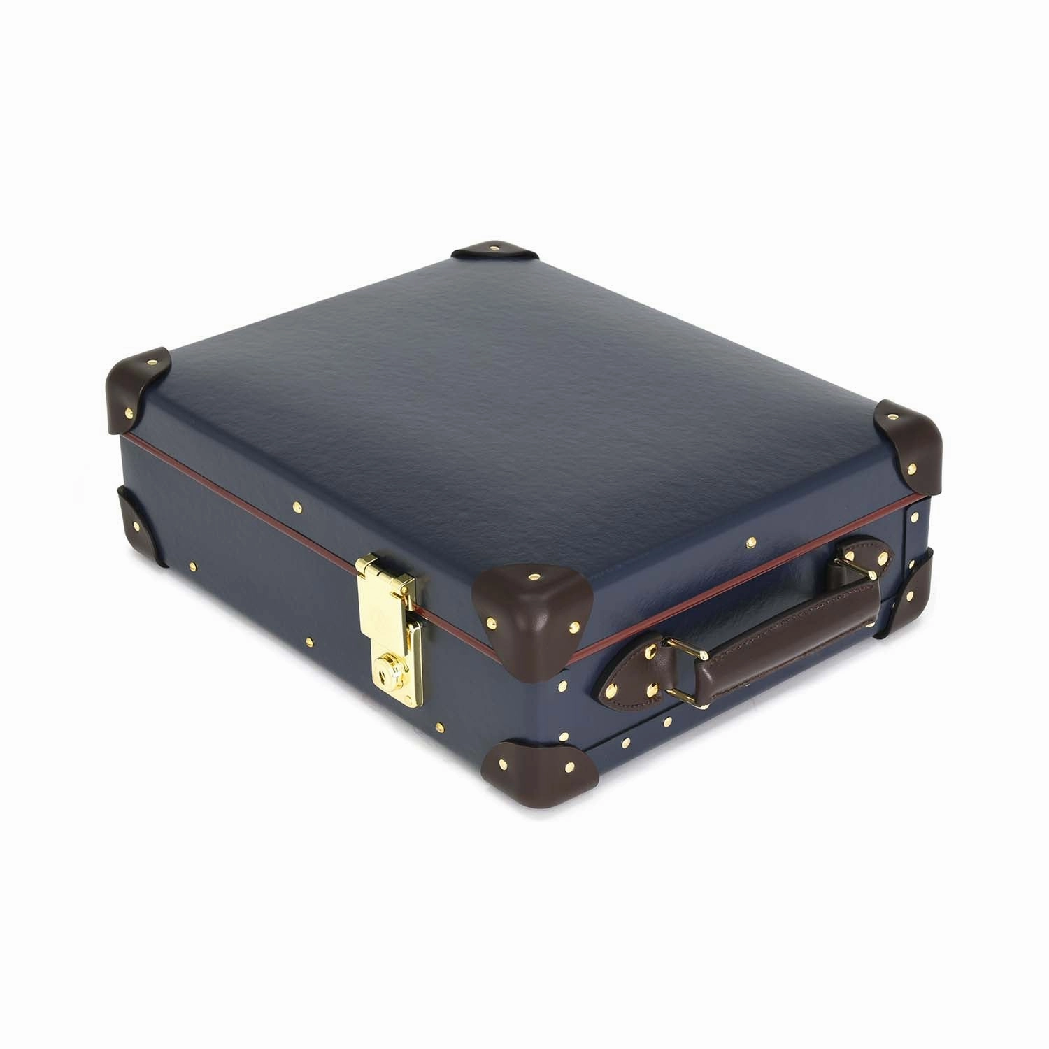 Centenary · 12-Slot Watch Case | Navy/Cocoa