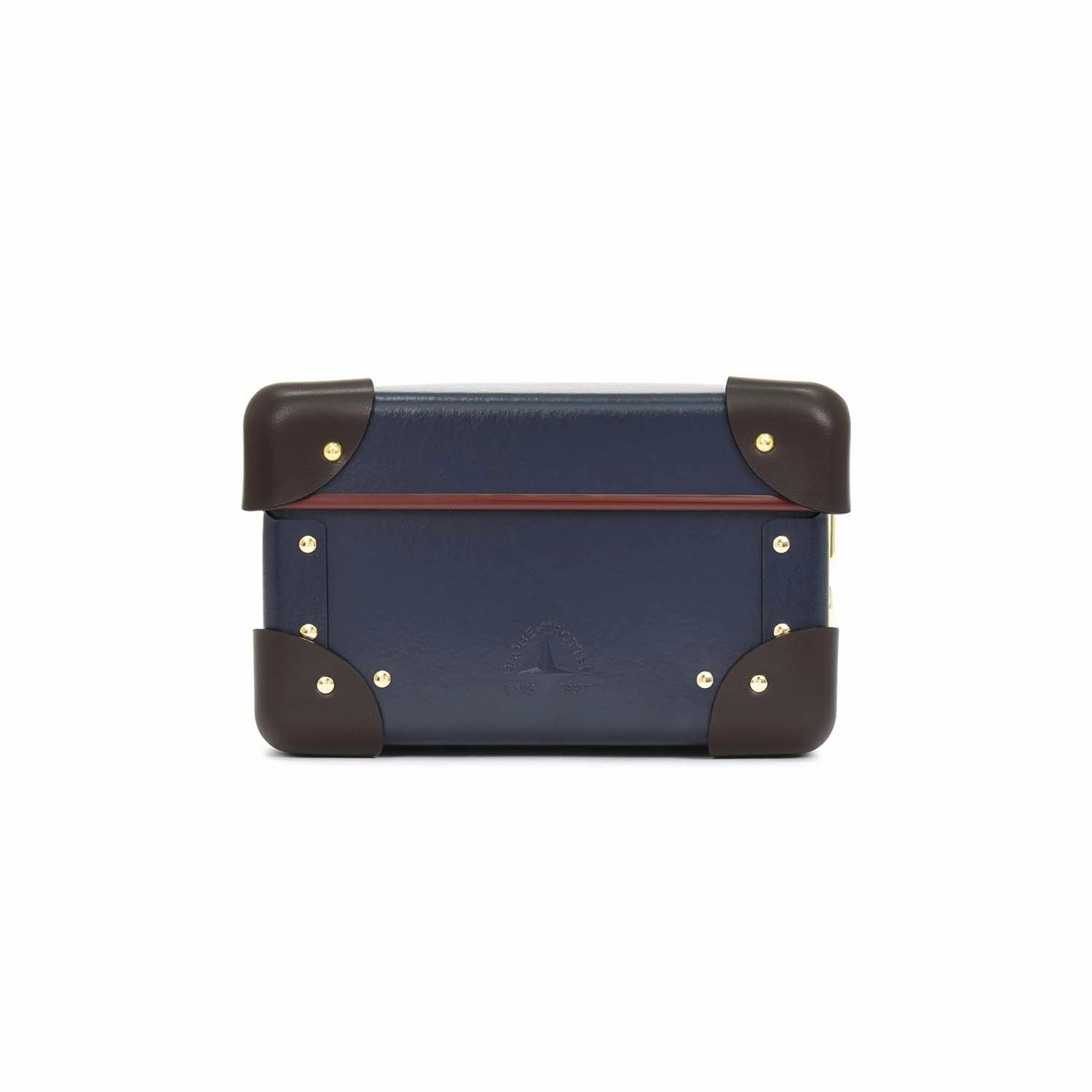 Centenary · 6-Slot Watch Case | Navy/Cocoa