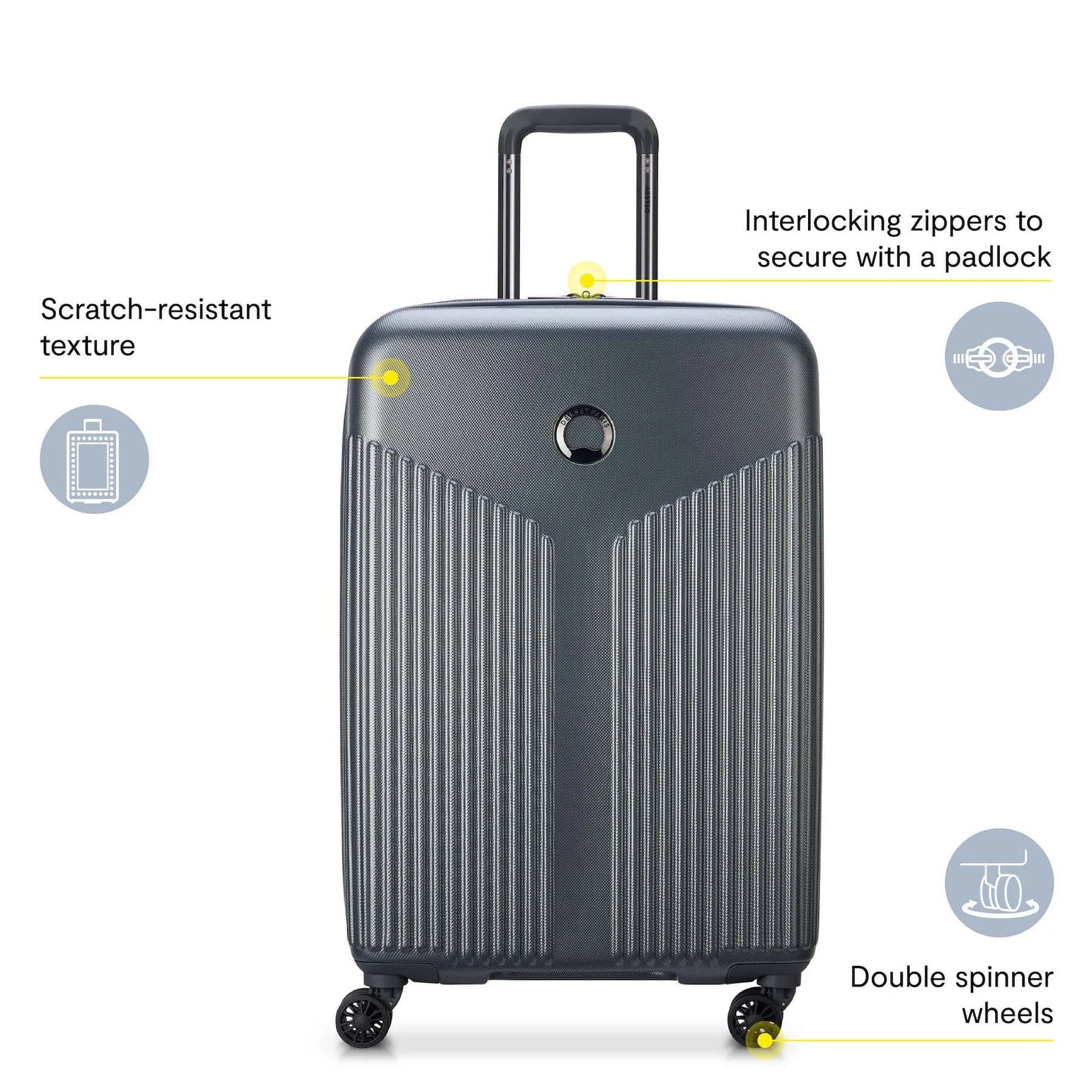 Delsey Comete 3.0 Medium Expandable Spinner