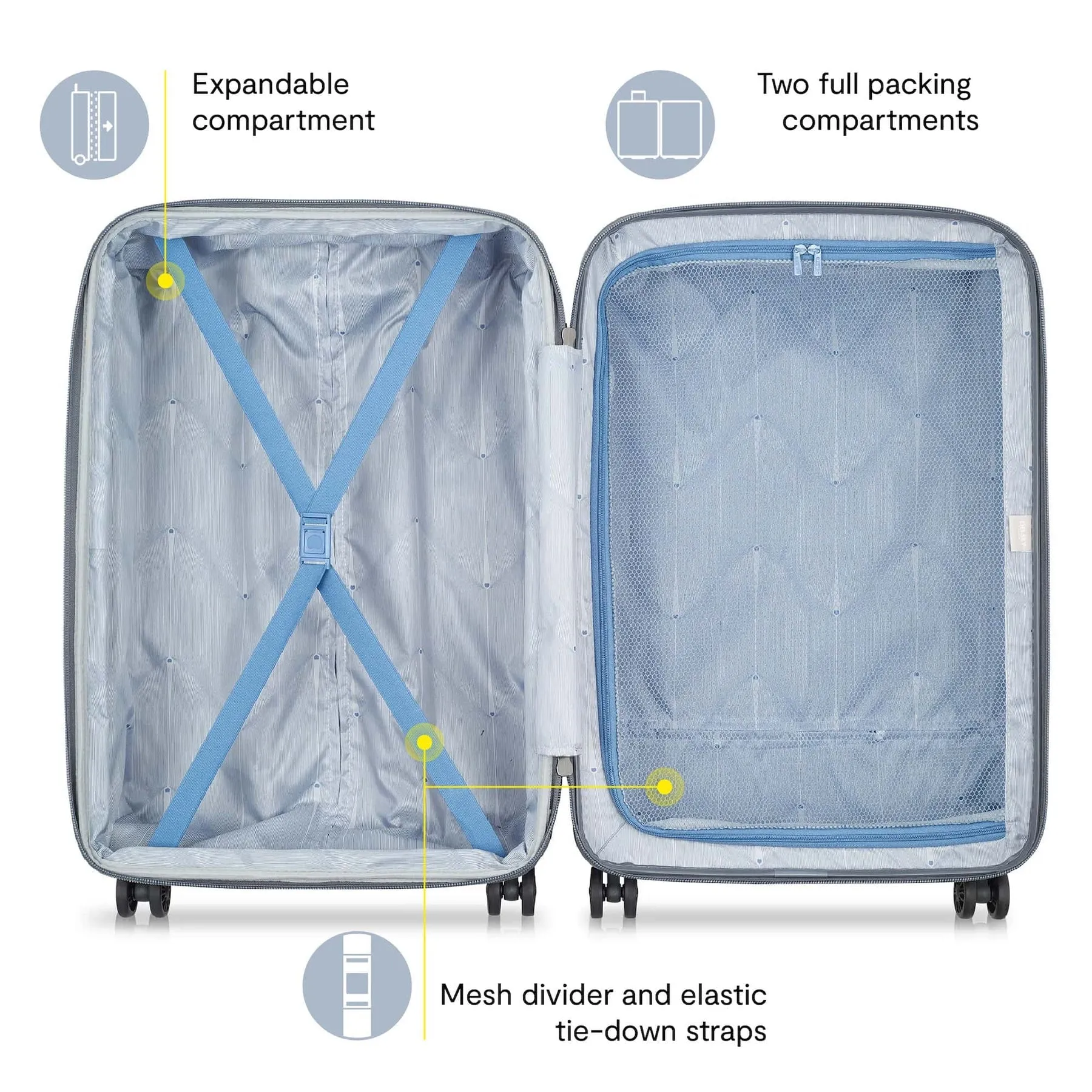 Delsey Comete 3.0 Medium Expandable Spinner