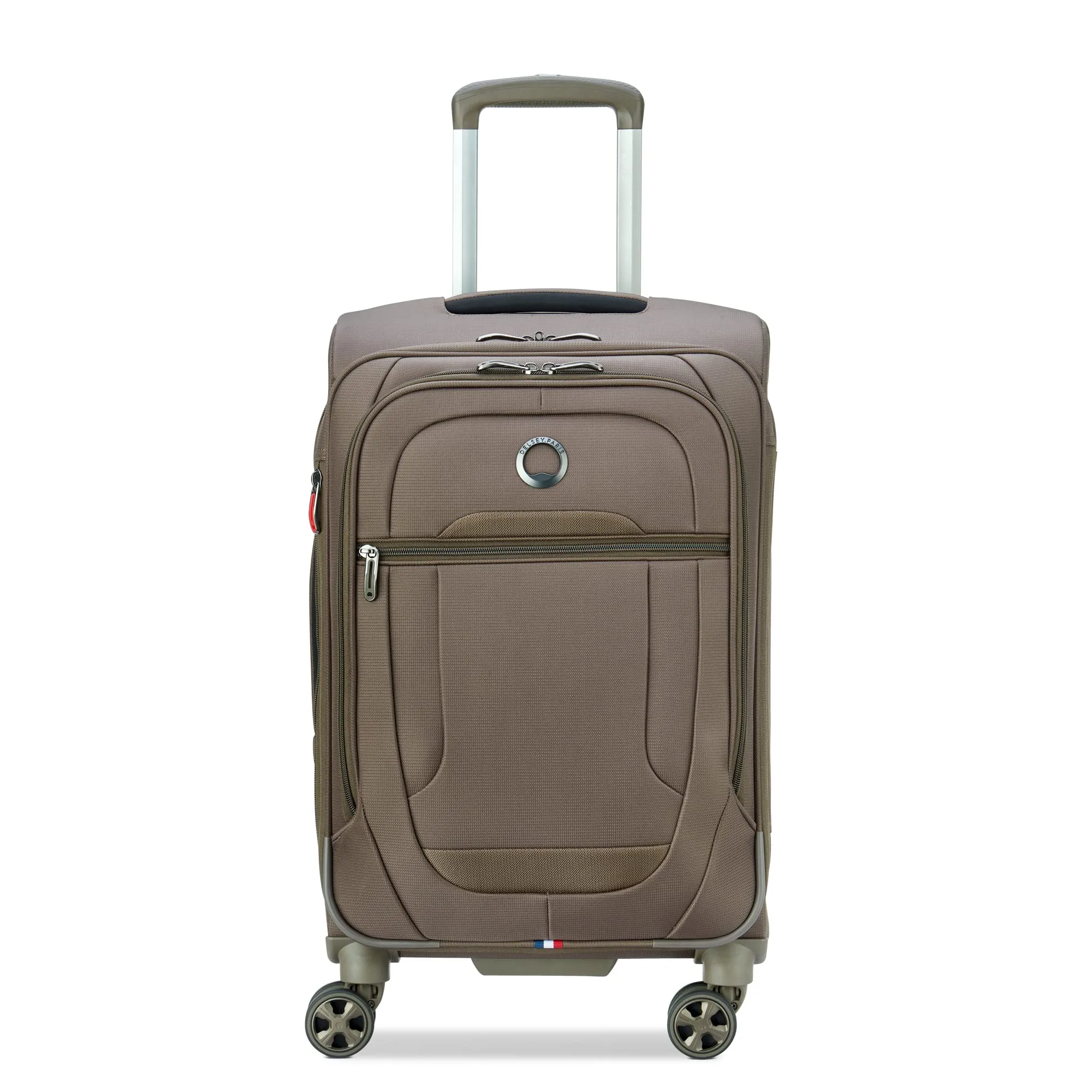 Delsey Paris Helium DLX Softside Expandable Carry On Luggage with Spinner Wheels
