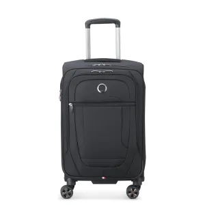 Delsey Paris Helium DLX Softside Expandable Carry On Luggage with Spinner Wheels