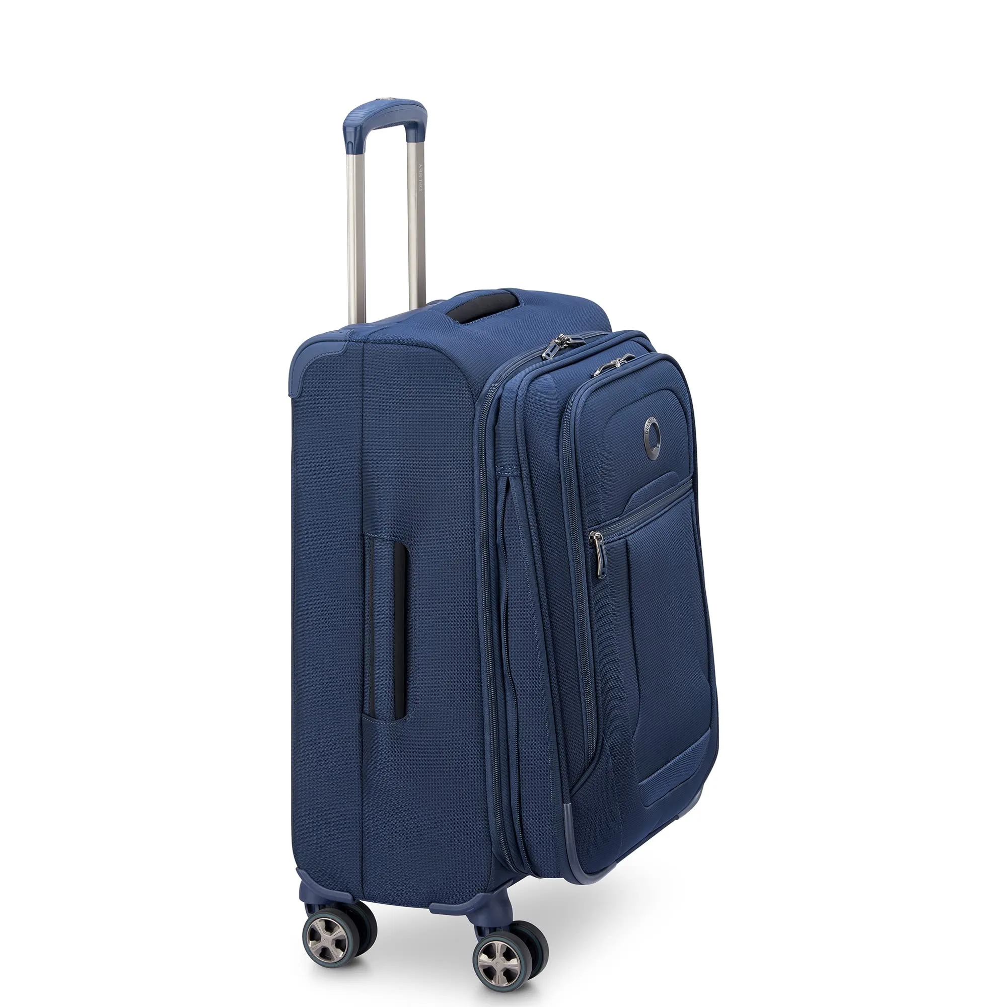 Delsey Paris Helium DLX Softside Expandable Carry On Luggage with Spinner Wheels