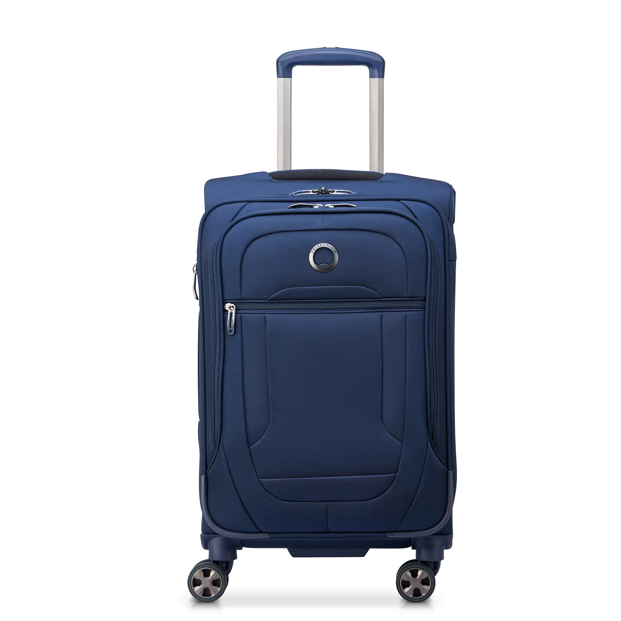 Delsey Paris Helium DLX Softside Expandable Carry On Luggage with Spinner Wheels