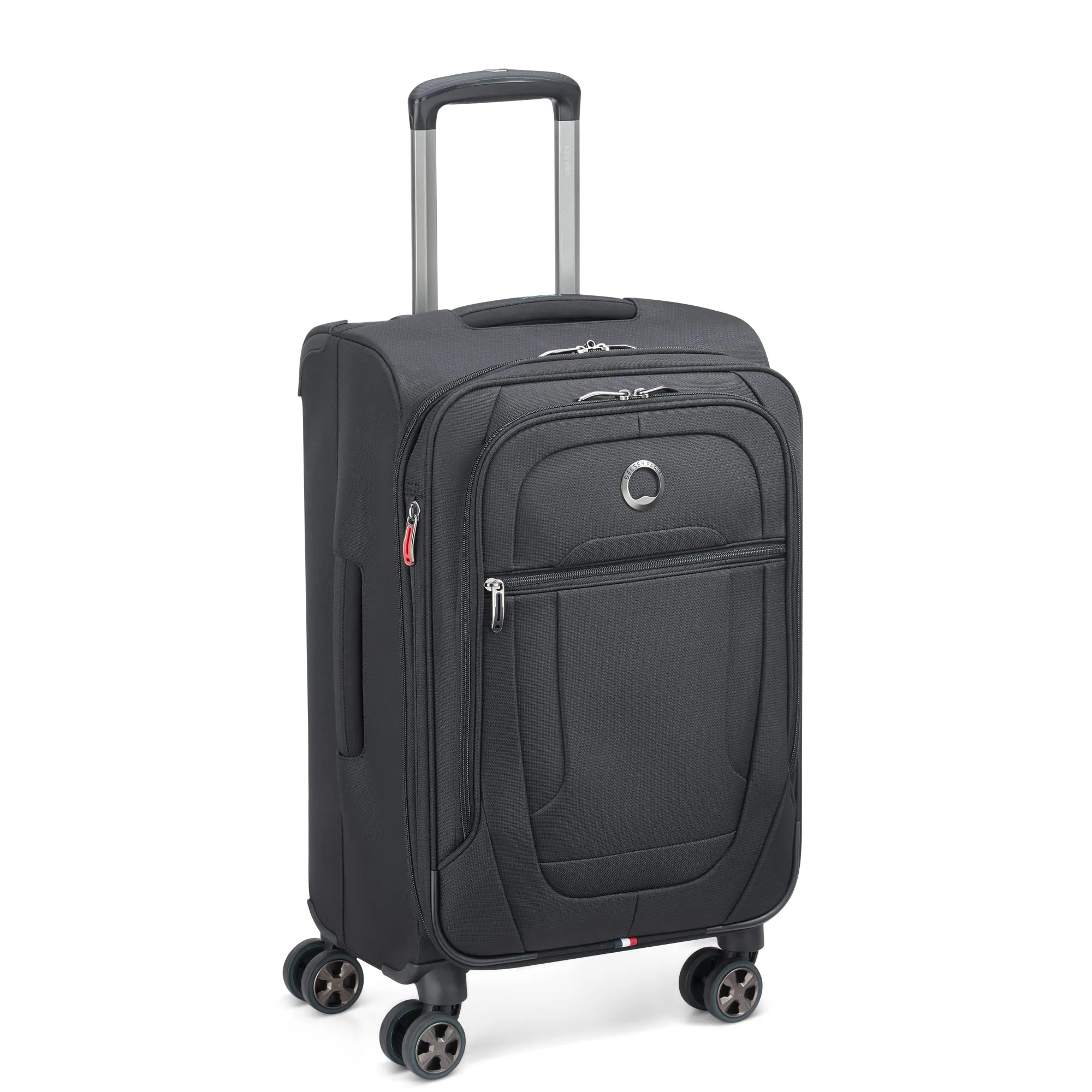 Delsey Paris Helium DLX Softside Expandable Carry On Luggage with Spinner Wheels