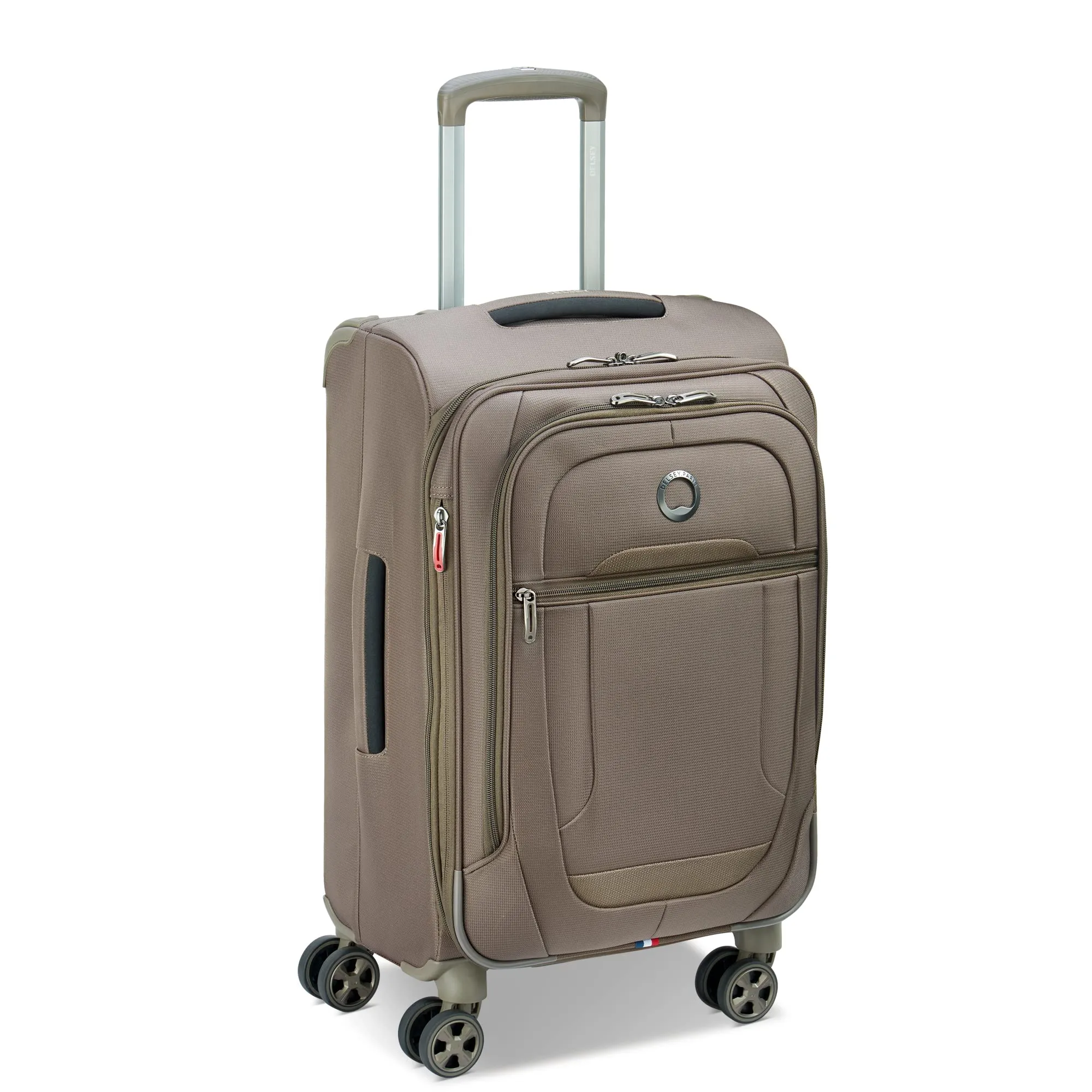 Delsey Paris Helium DLX Softside Expandable Carry On Luggage with Spinner Wheels