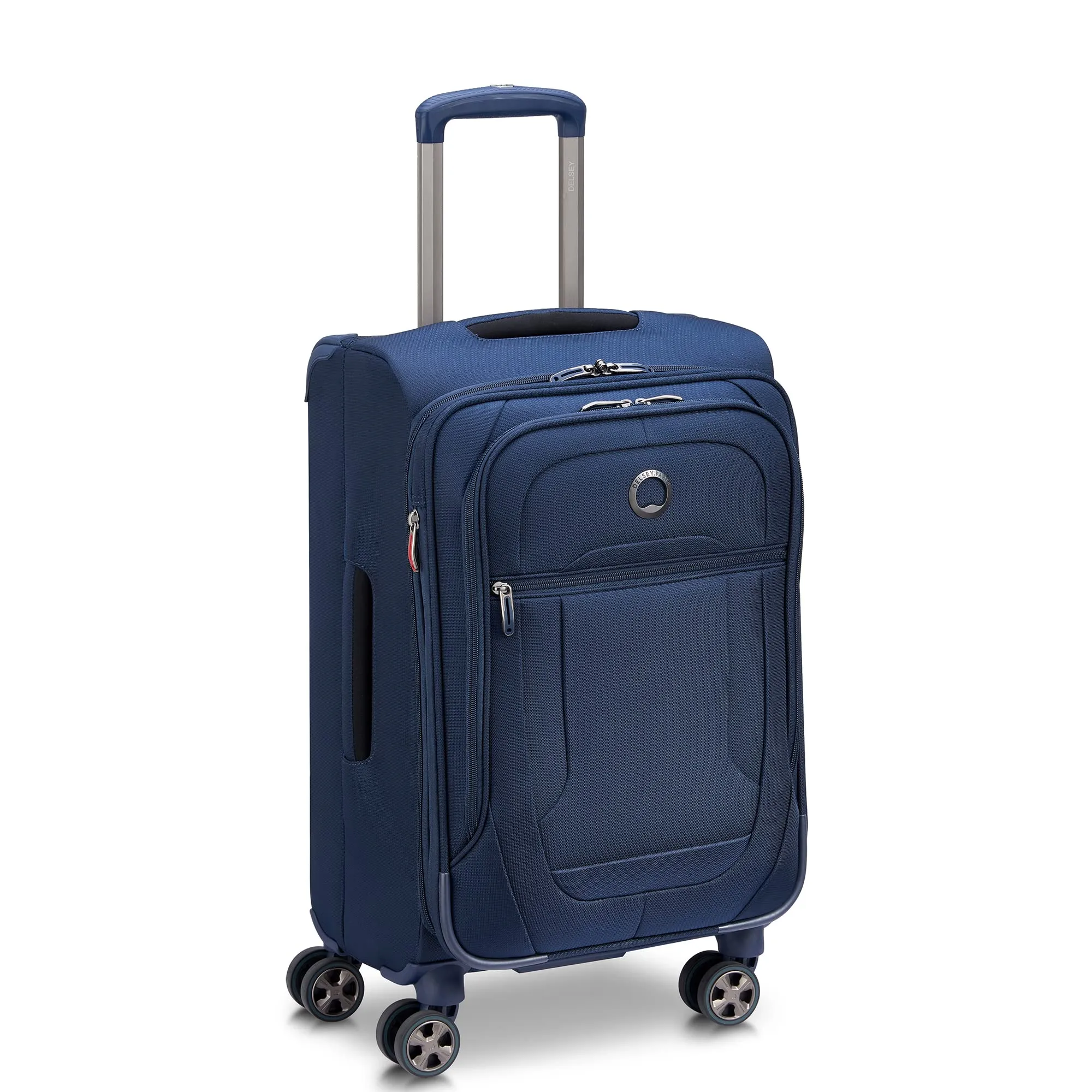 Delsey Paris Helium DLX Softside Expandable Carry On Luggage with Spinner Wheels