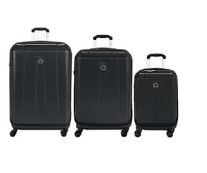 DELSEY Paris Shadow 3 Piece Set (21"/25"/29") 4-Wheel Luggage Sets