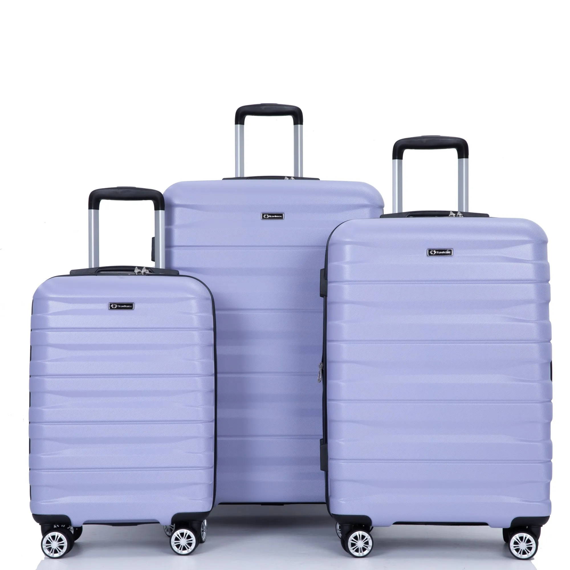Double Spinner Wheels Luggage Sets with Hooks and TSA Lock