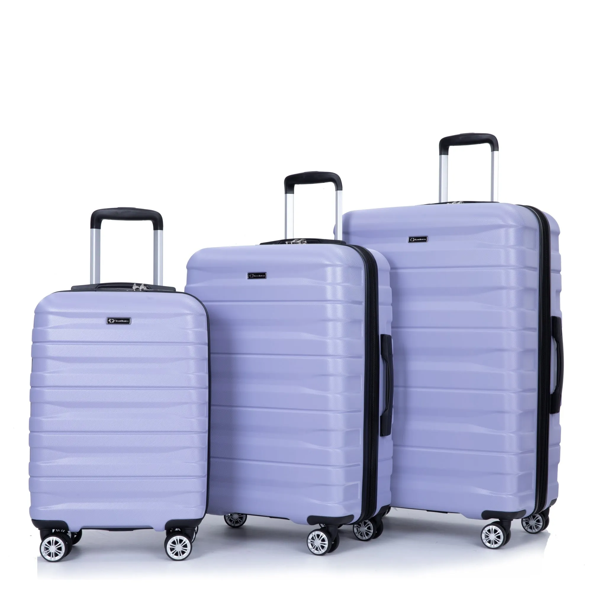 Double Spinner Wheels Luggage Sets with Hooks and TSA Lock