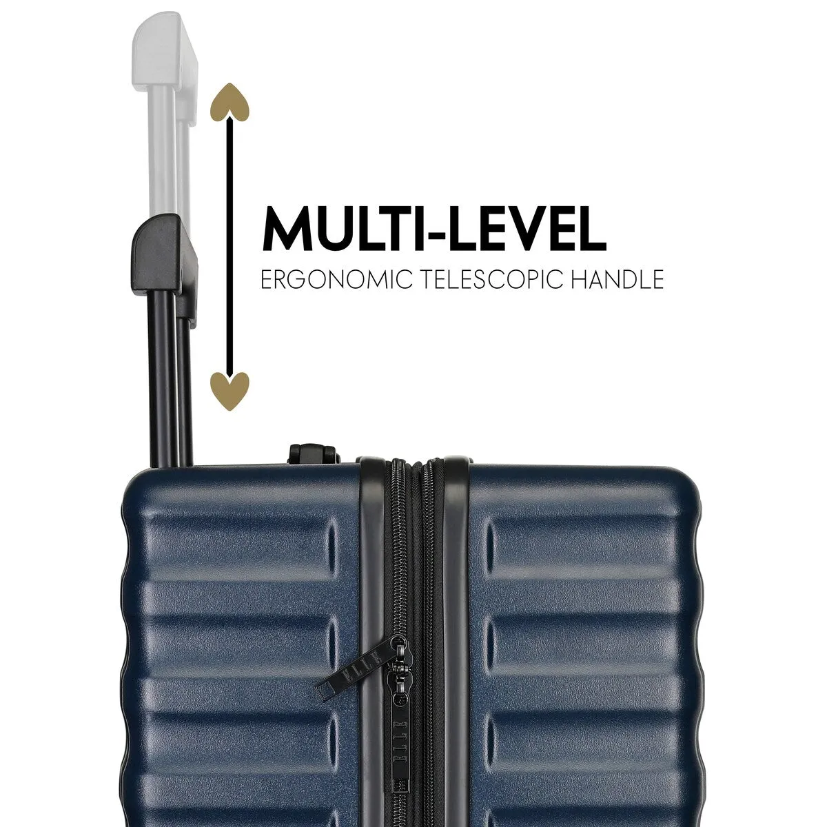 ELLE Excursion 3 Piece Expandable Chic Spinner Luggage Set