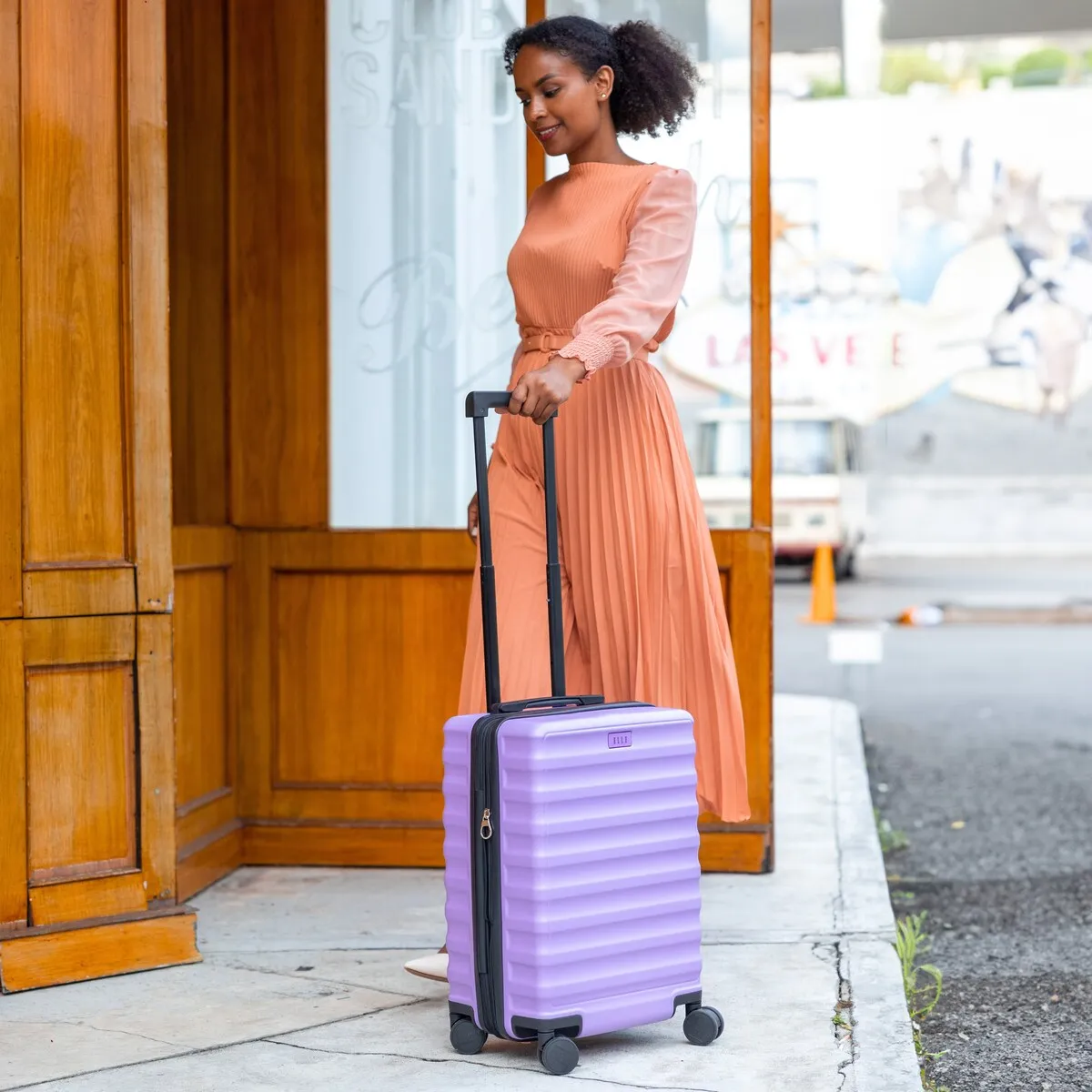 ELLE Excursion 3 Piece Expandable Chic Spinner Luggage Set
