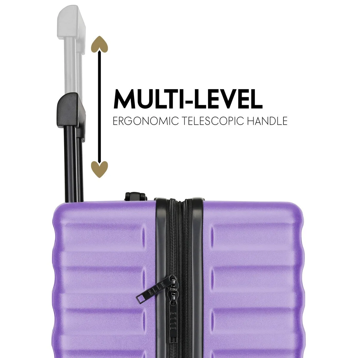 ELLE Excursion 3 Piece Expandable Chic Spinner Luggage Set