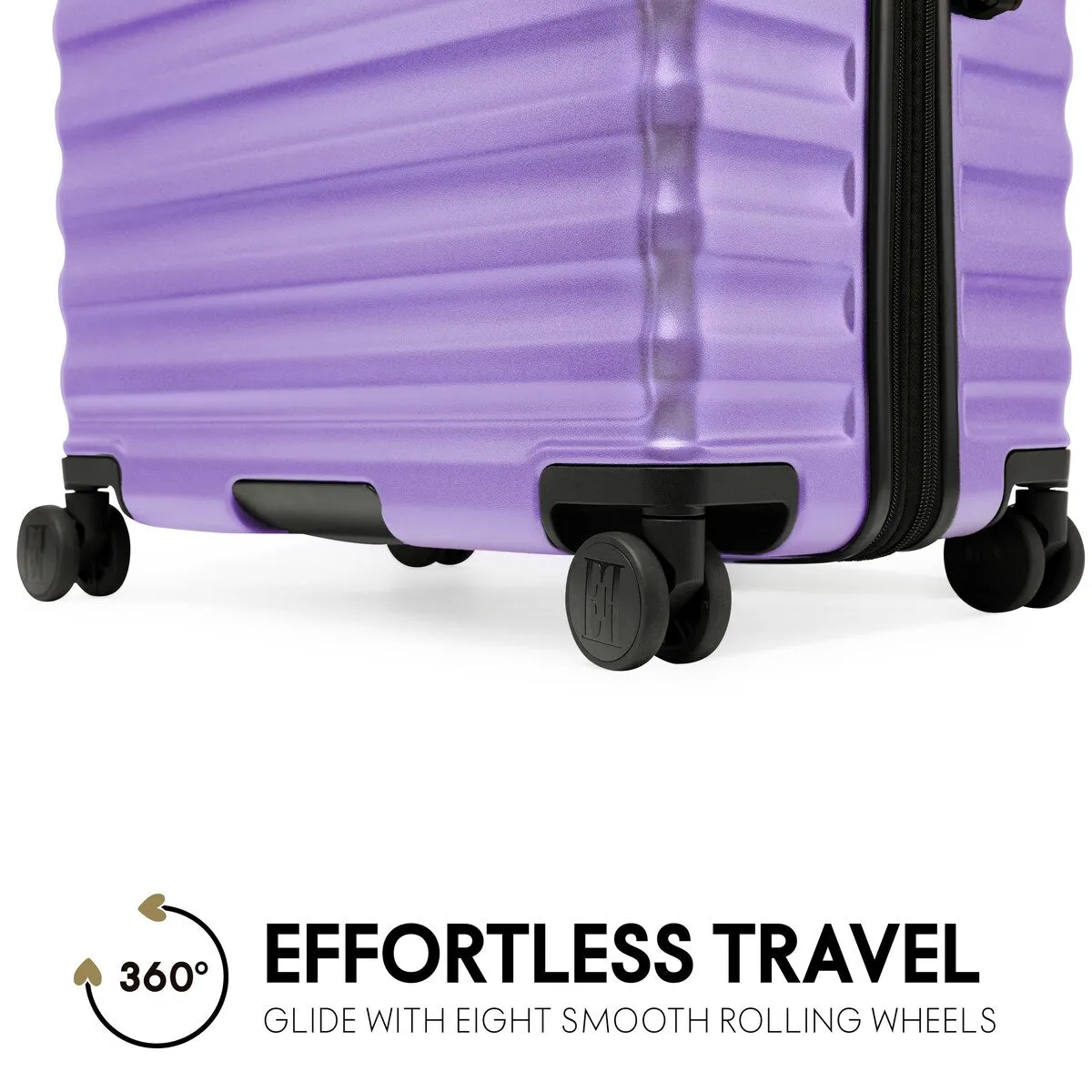 ELLE Excursion 3 Piece Expandable Chic Spinner Luggage Set
