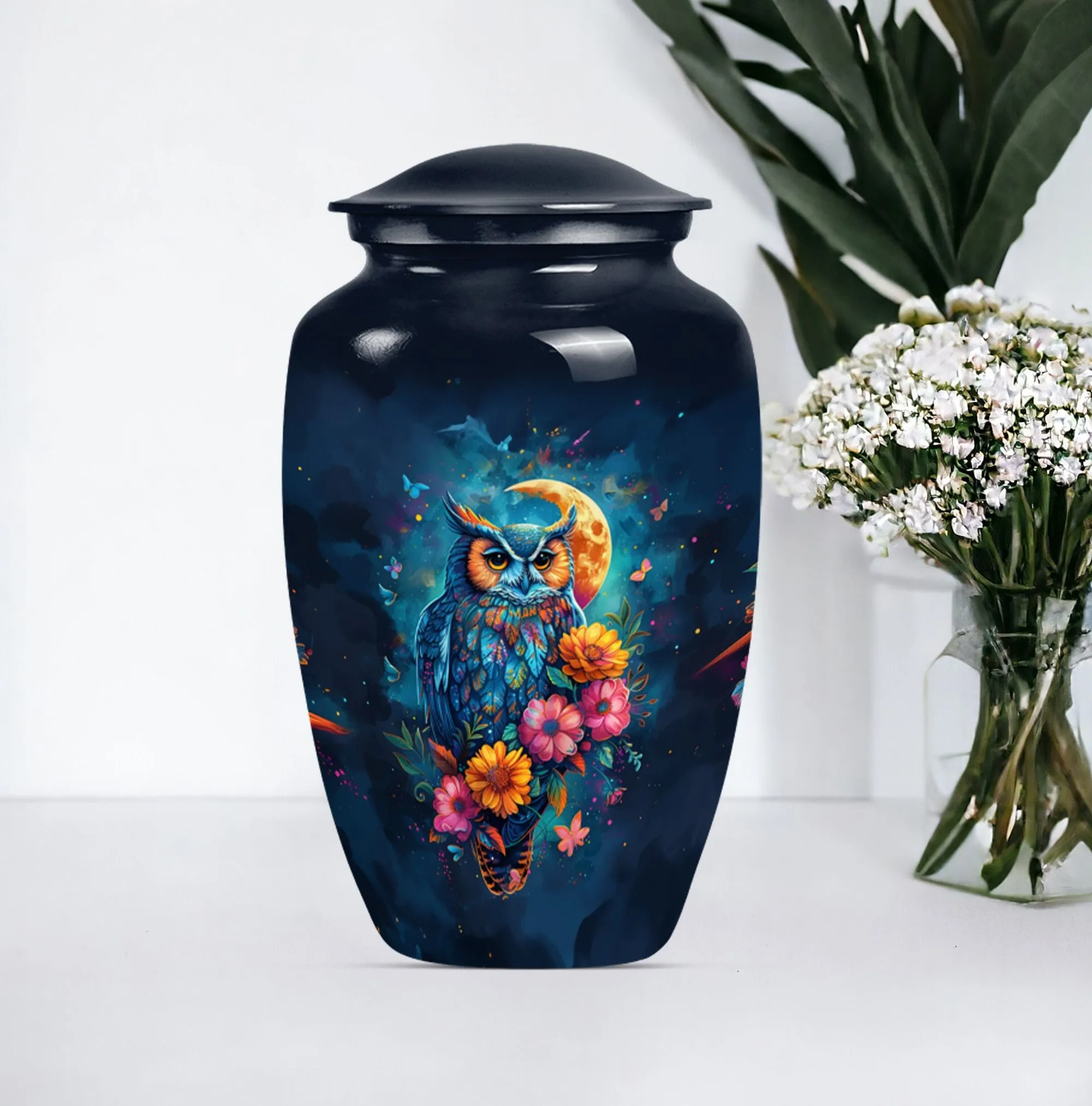 Eternal Lasting Tribute: Owl Urn, Your Special Memorial for Dad
