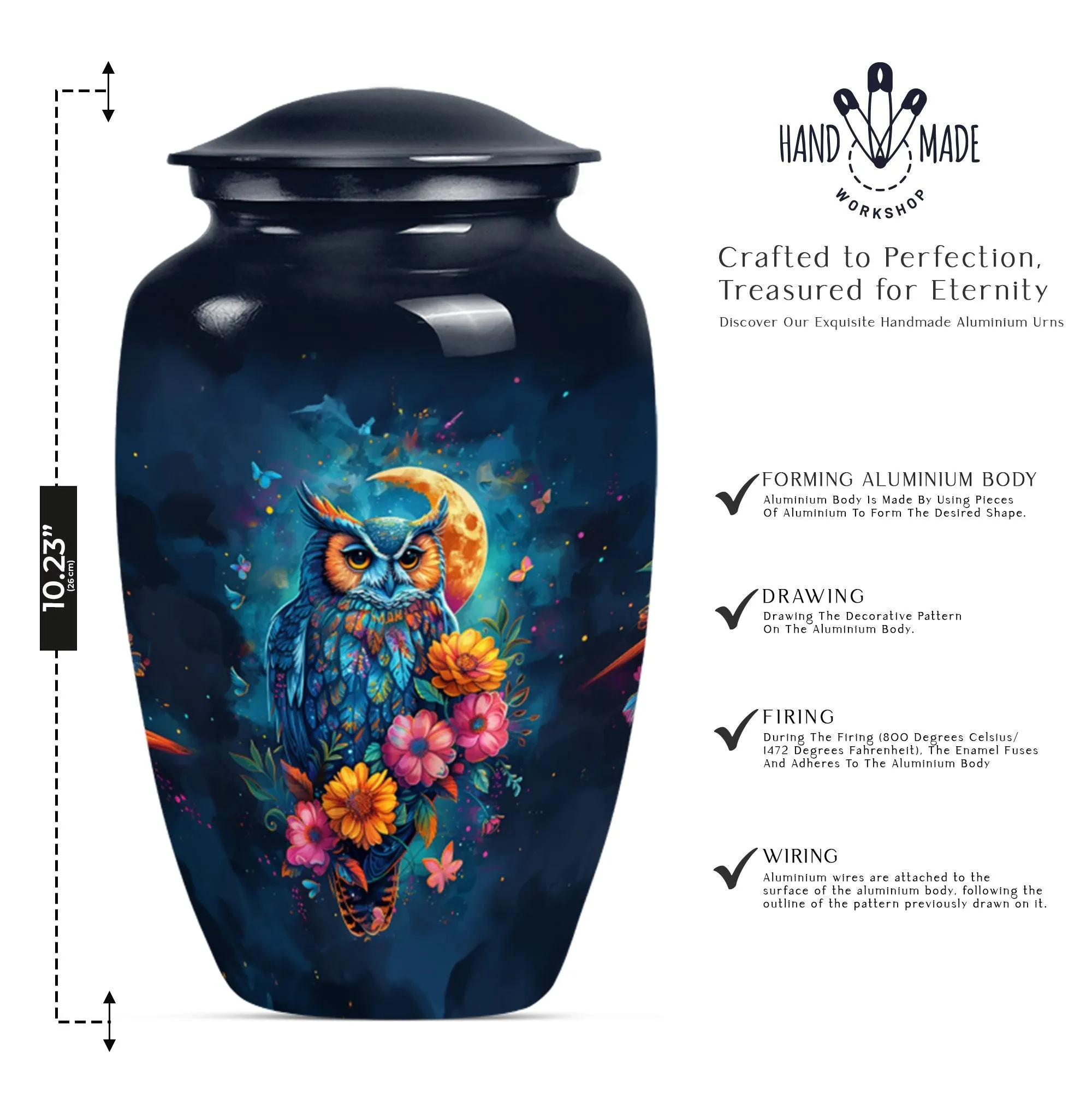 Eternal Lasting Tribute: Owl Urn, Your Special Memorial for Dad