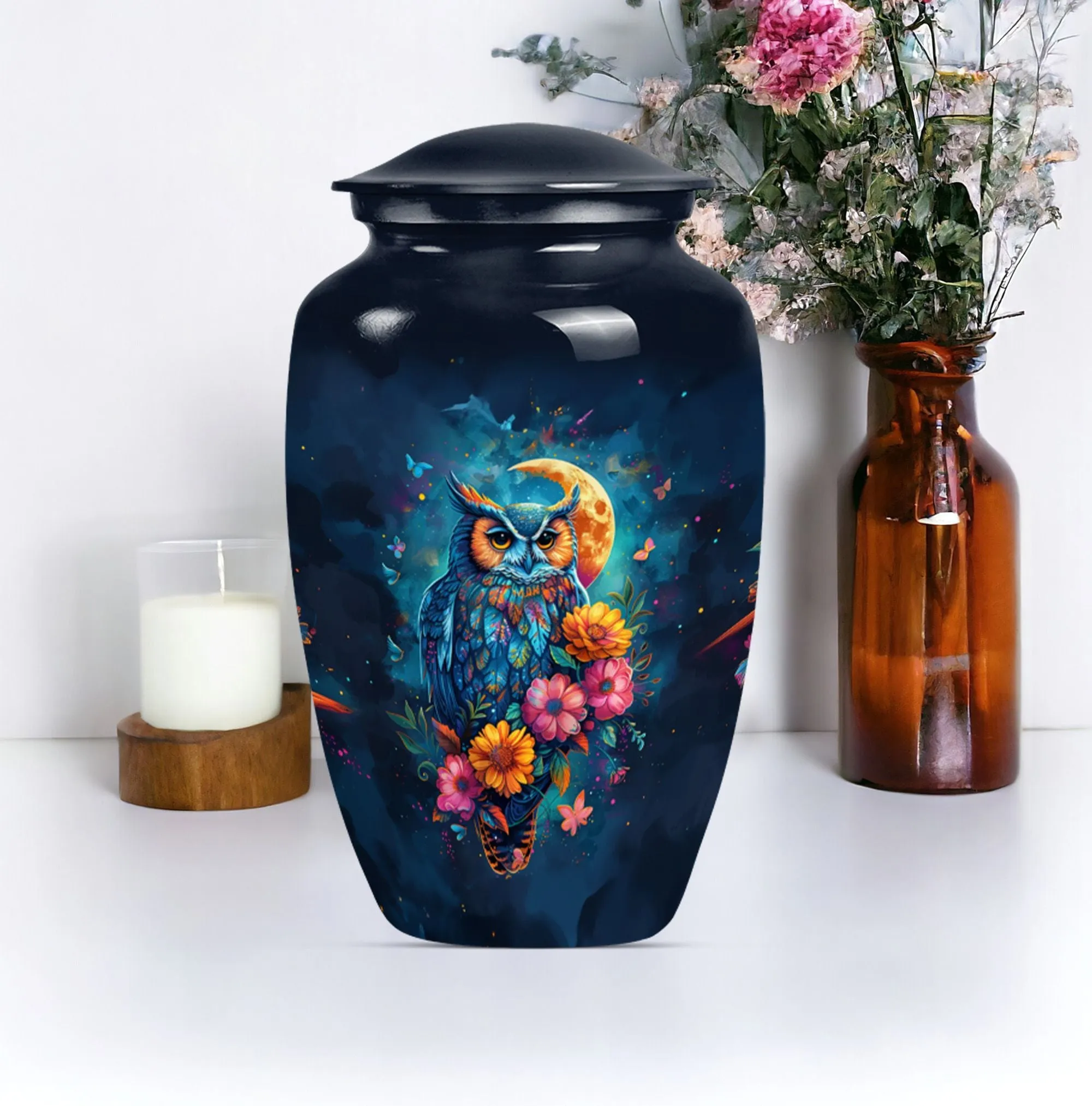 Eternal Lasting Tribute: Owl Urn, Your Special Memorial for Dad