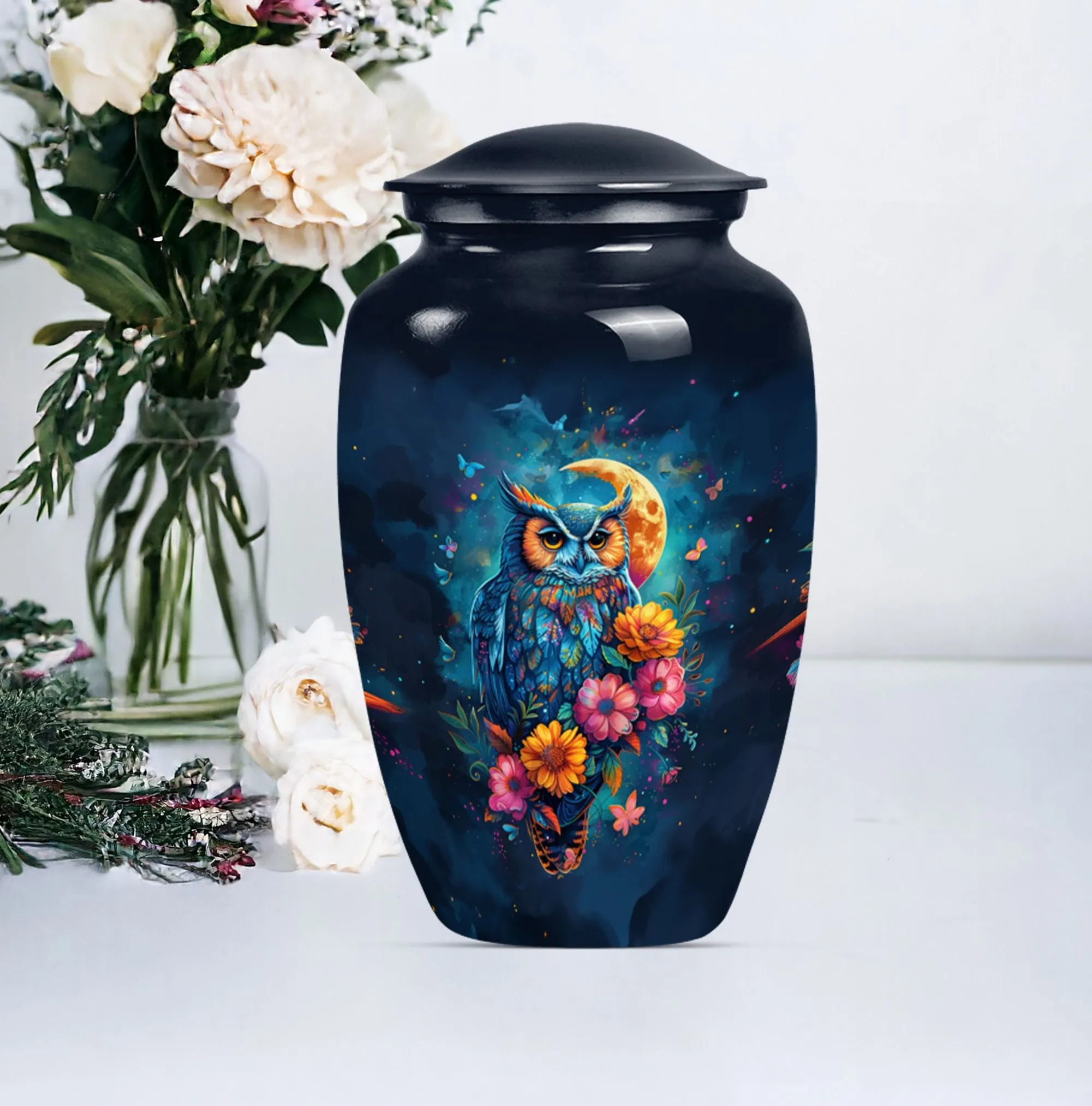 Eternal Lasting Tribute: Owl Urn, Your Special Memorial for Dad