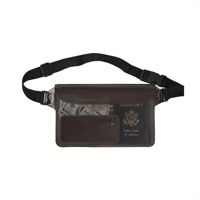 FAS Pro Waterproof Pouch Bag with Adjustable Waist Strap for Swimming