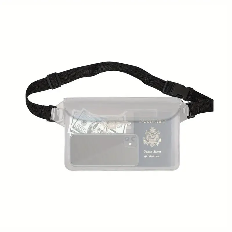 FAS Pro Waterproof Pouch Bag with Adjustable Waist Strap for Swimming