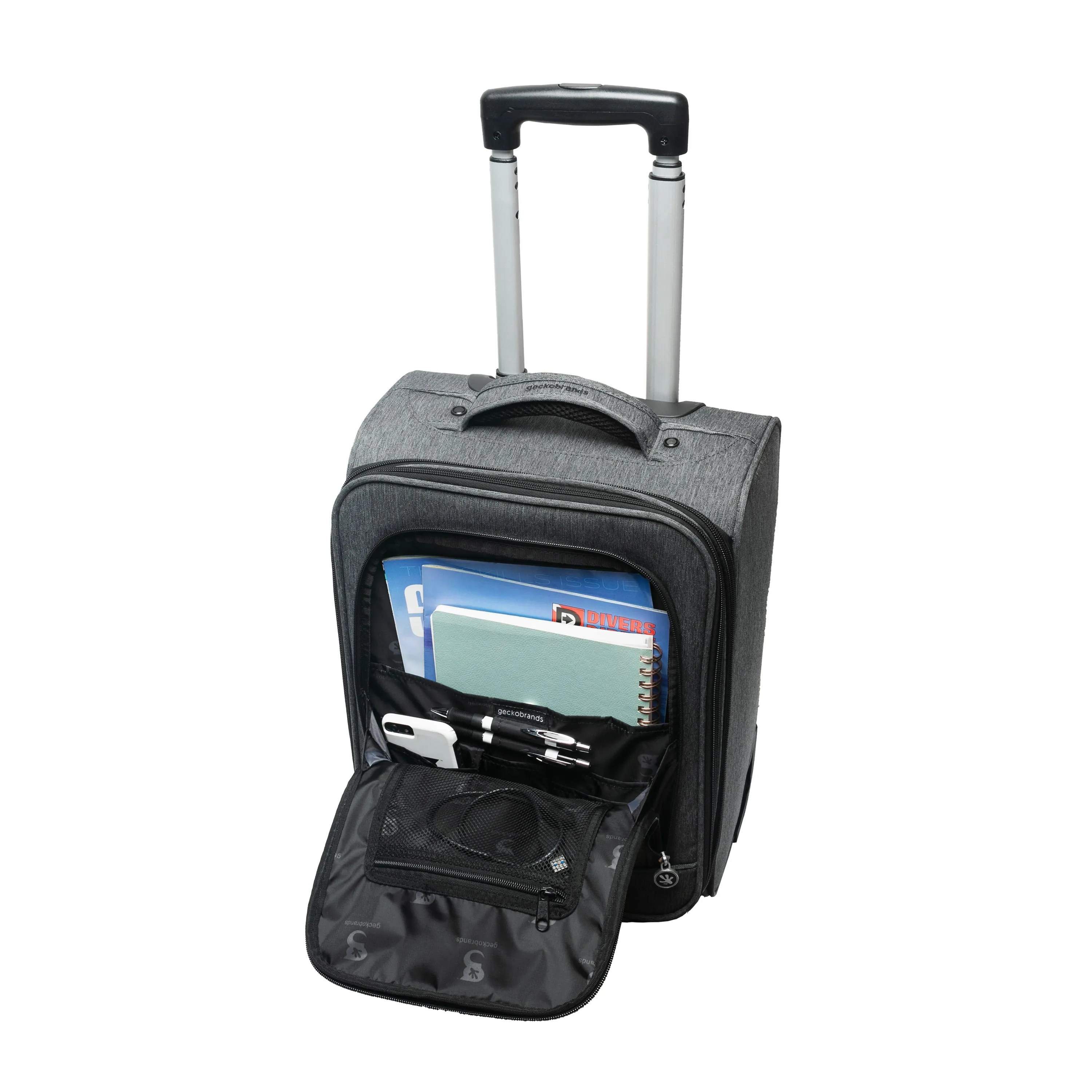 Geckobrands 17" Optivate X 2 Wheel Softside Underseater Luggage