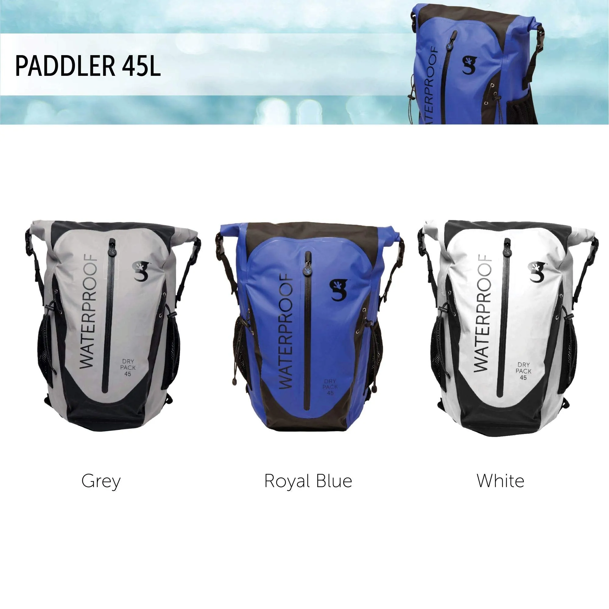 Geckobrands Paddler Waterproof Backpack