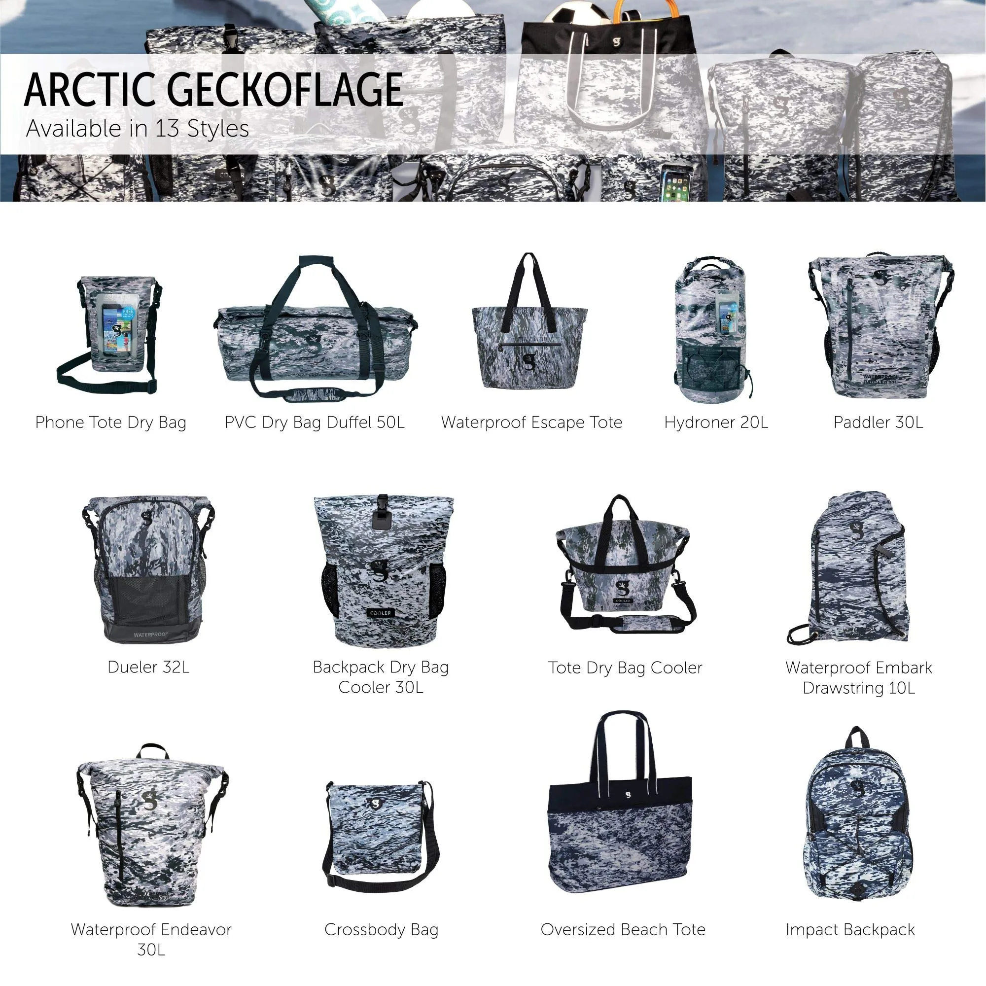 Geckobrands Paddler Waterproof Backpack