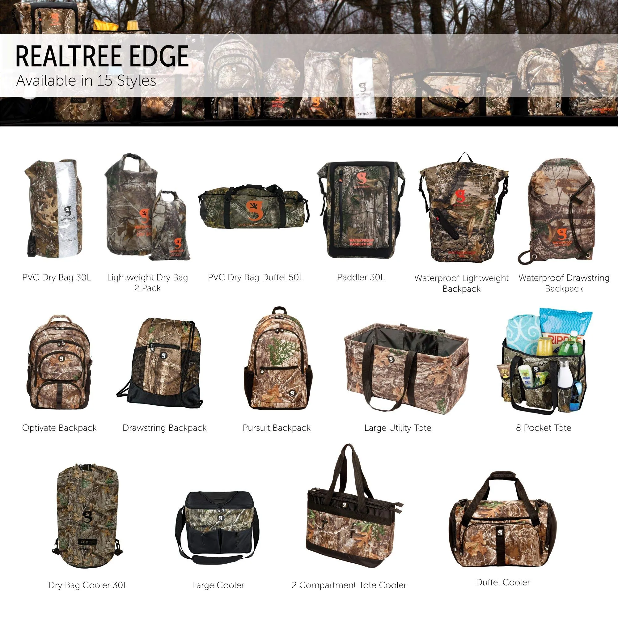 Geckobrands Paddler Waterproof Backpack