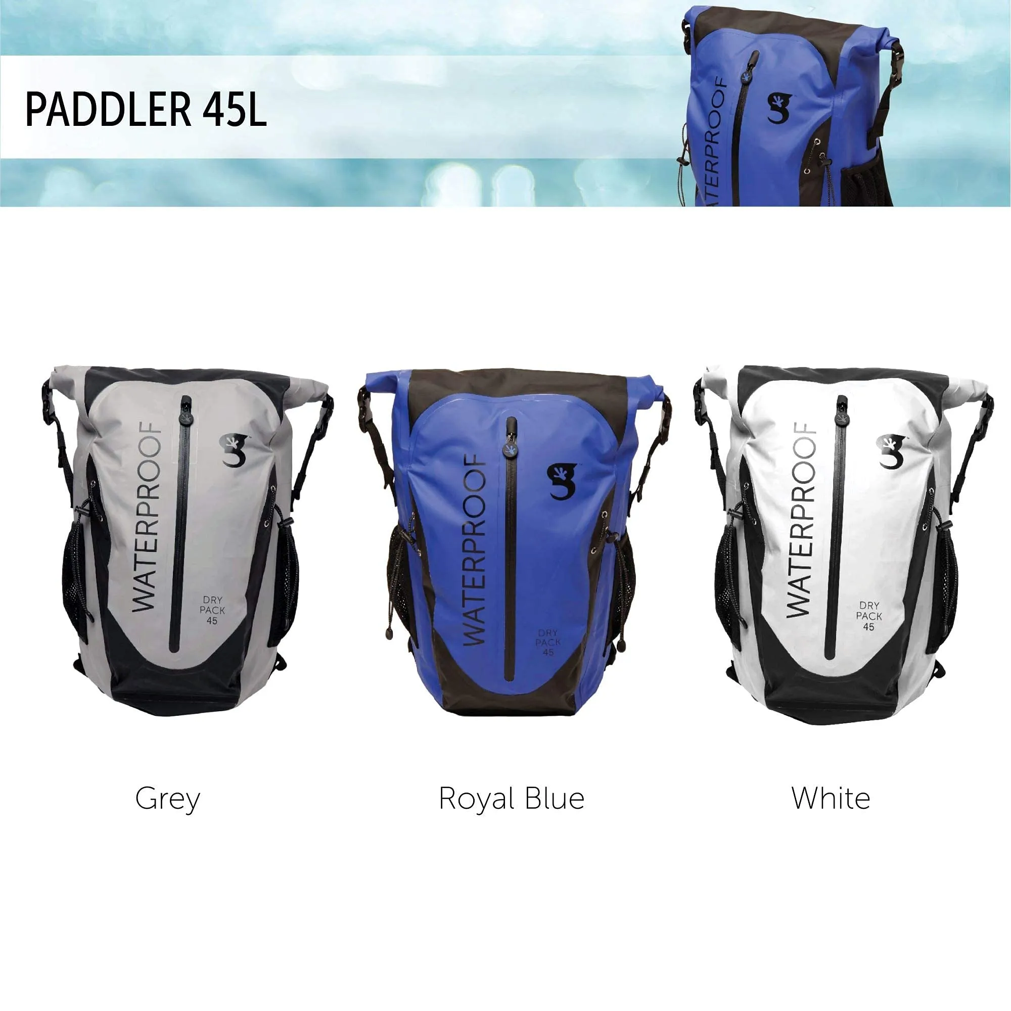 Geckobrands Paddler Waterproof Backpack