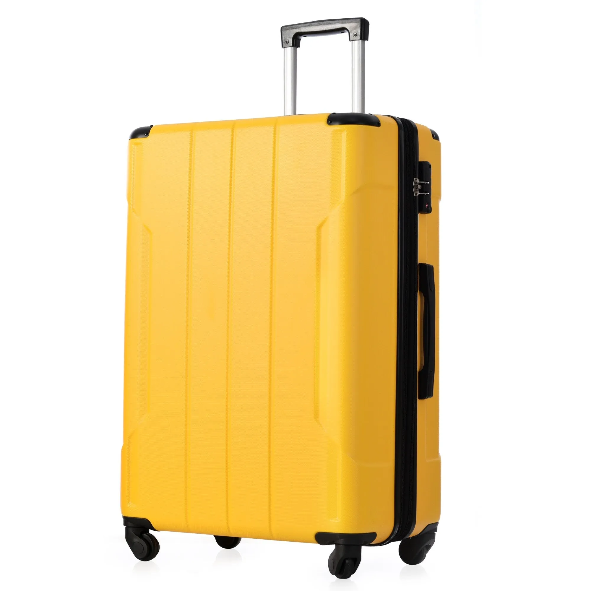 Hardshell Luggage Sets 3 Pcs Spinner Suitcase with TSA Lock Lightweight 20''24''28''