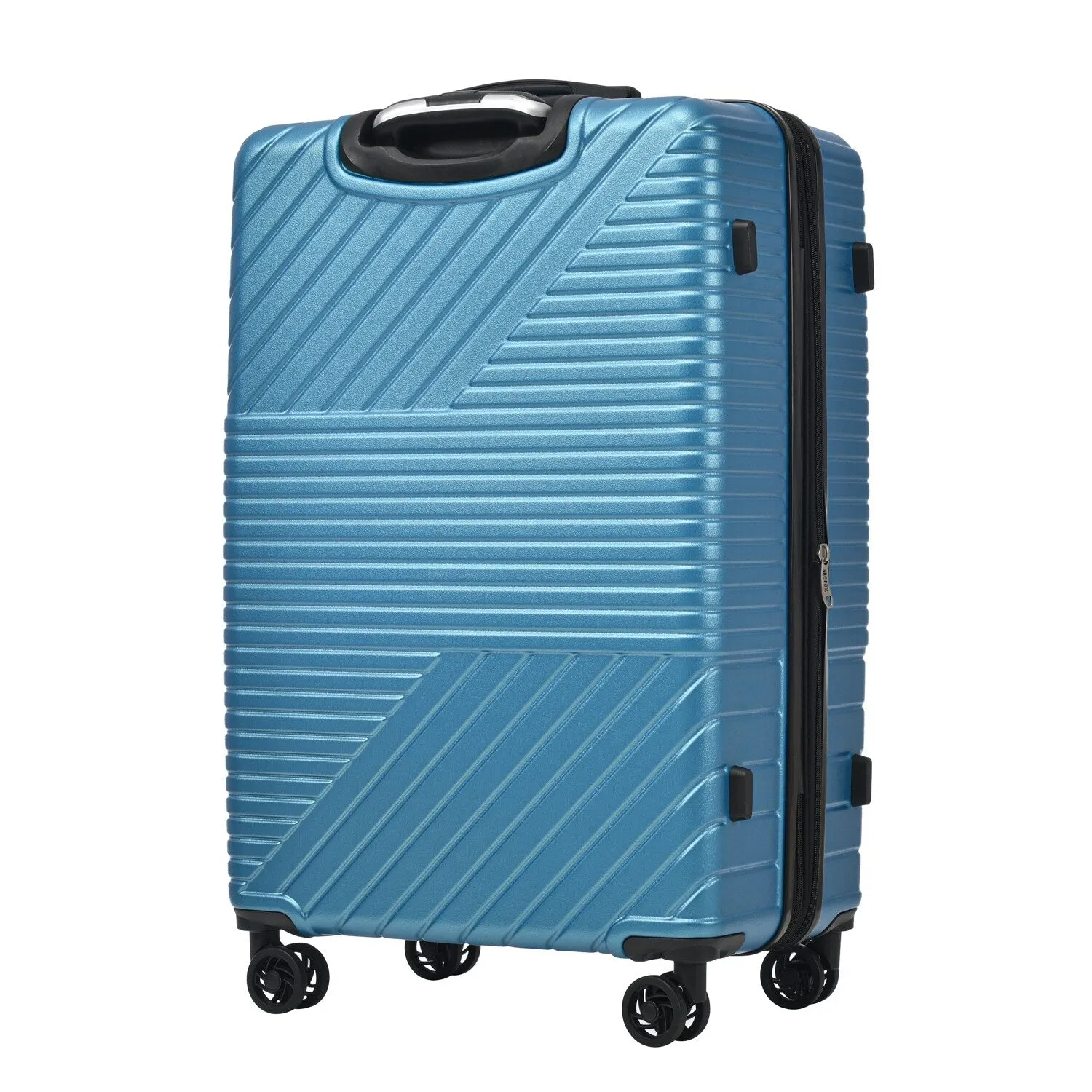 Hardshell Luggage Sets with Adjusted Handle and Spinner Wheels, 3 Pcs Lightweight Suitcase with Combination Lock (20''24''28'')