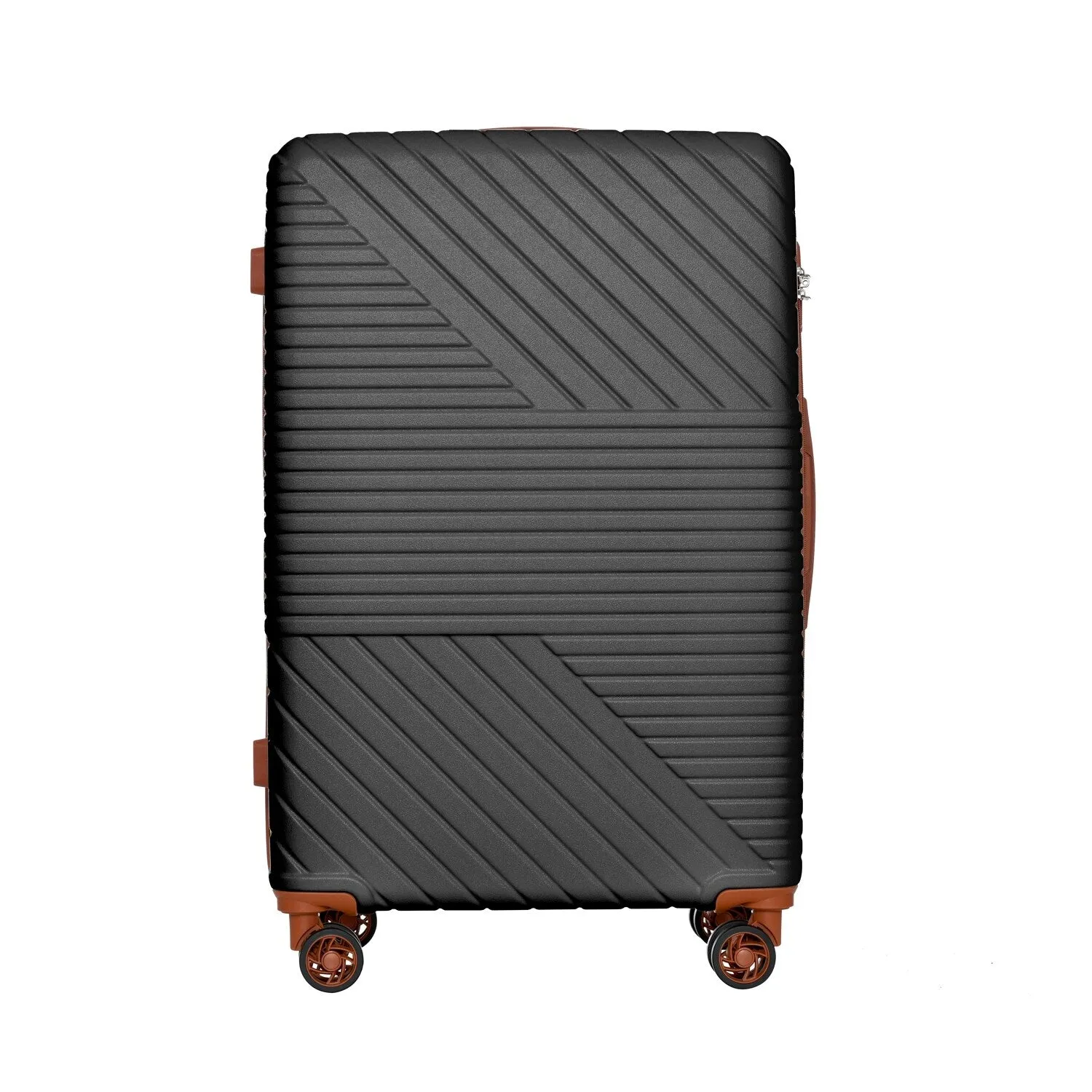 Hardshell Luggage Sets with Adjusted Handle and Spinner Wheels, 3 Pcs Lightweight Suitcase with Combination Lock (20''24''28'')