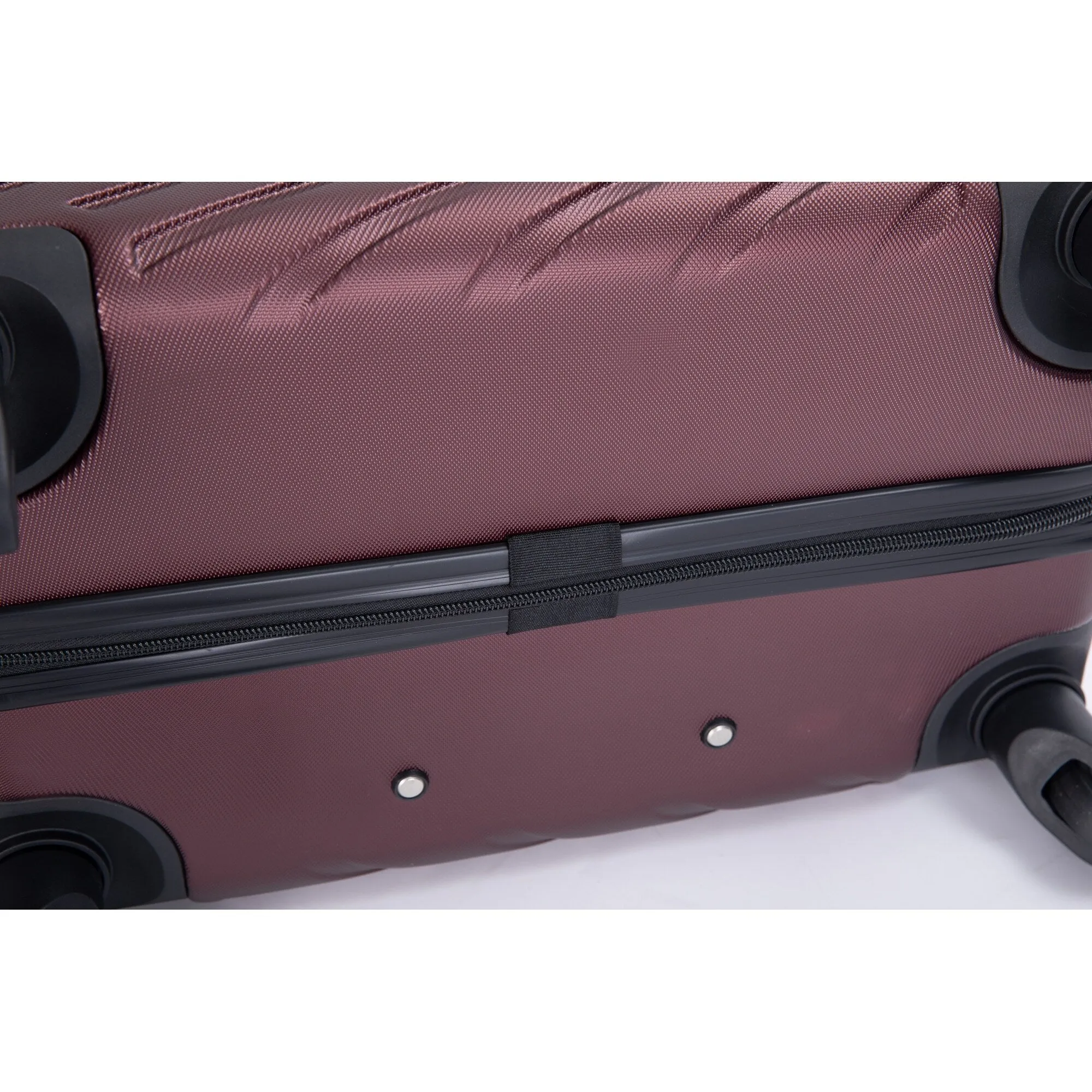 Hardsided 4-piece Luggage with Rotating Wheels and TSA Lock, ABS Lightweight Suitcase with Adjustable Pull Rod (16/20/24/28)