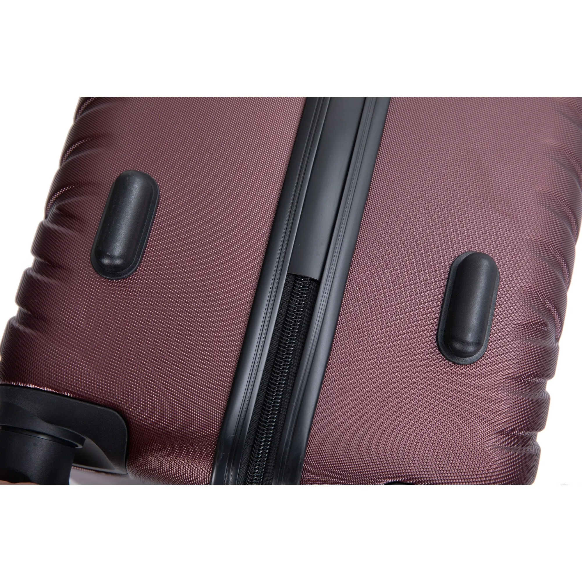 Hardsided 4-piece Luggage with Rotating Wheels and TSA Lock, ABS Lightweight Suitcase with Adjustable Pull Rod (16/20/24/28)