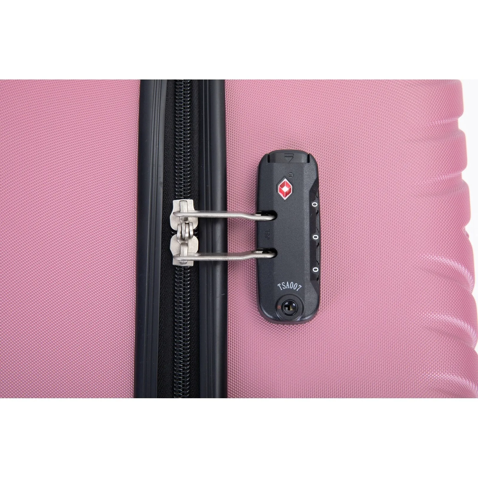 Hardsided 4-piece Luggage with Rotating Wheels and TSA Lock, ABS Lightweight Suitcase with Adjustable Pull Rod (16/20/24/28)
