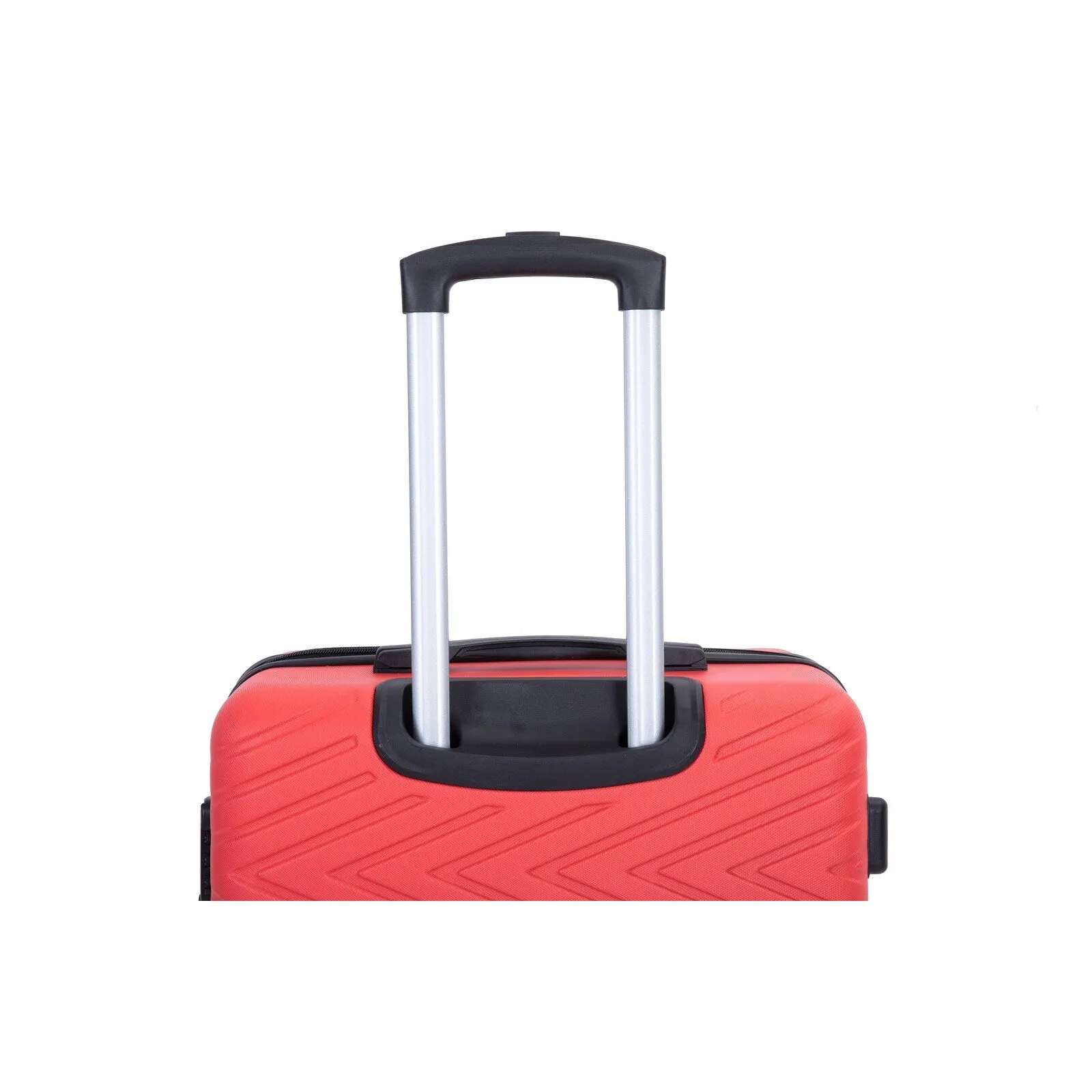 Hardsided 4-piece Luggage with Rotating Wheels and TSA Lock, ABS Lightweight Suitcase with Adjustable Pull Rod (16/20/24/28)
