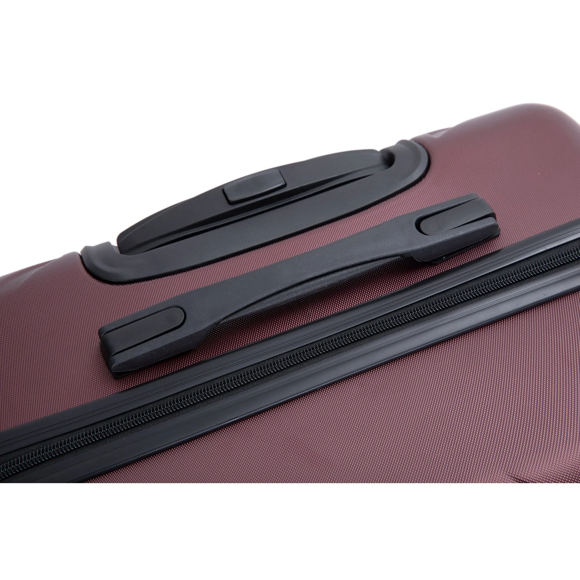 Hardsided 4-piece Luggage with Rotating Wheels and TSA Lock, ABS Lightweight Suitcase with Adjustable Pull Rod (16/20/24/28)
