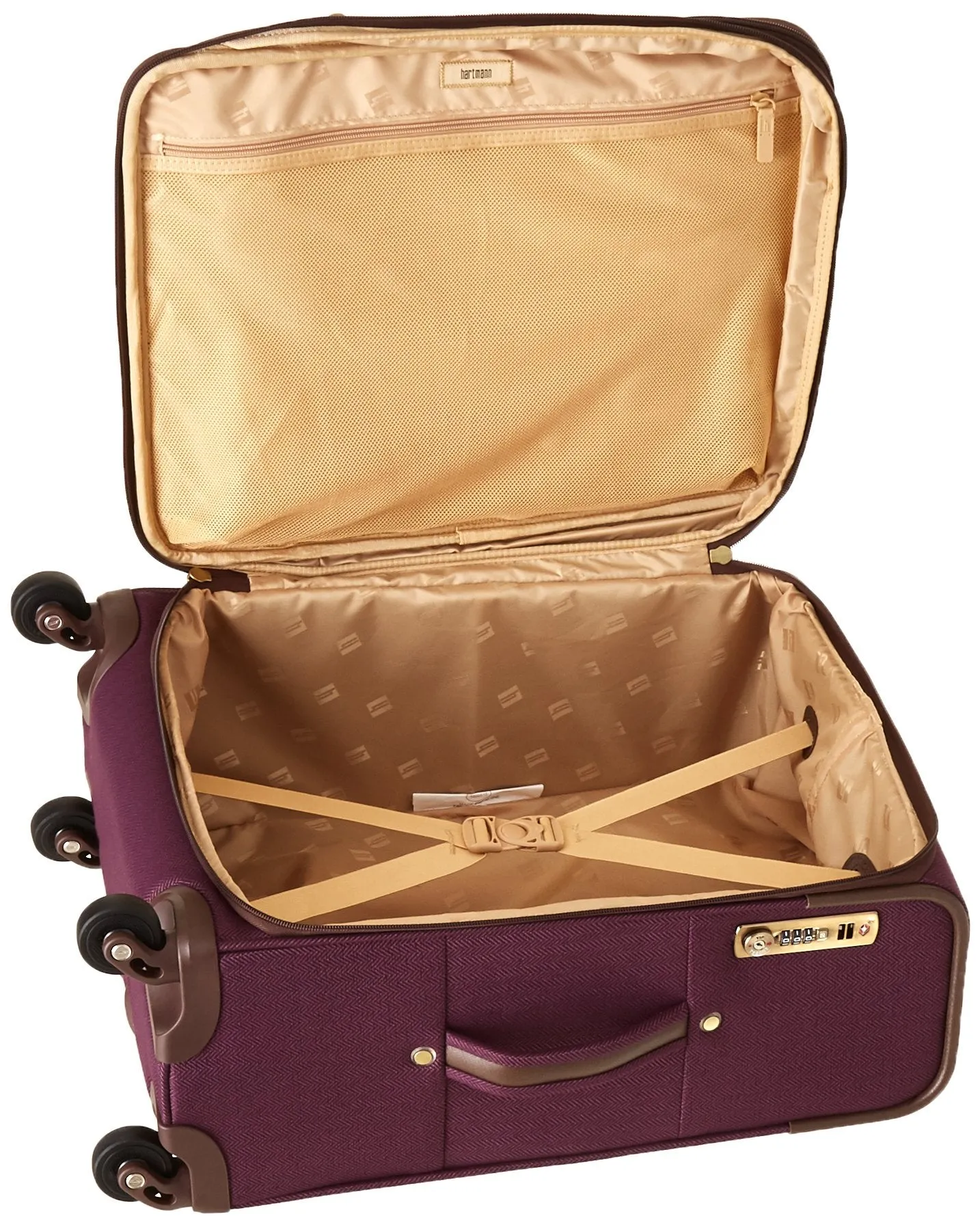 Hartmann Herringbone Luxe 20" 4-Wheel Carry-On Luggage