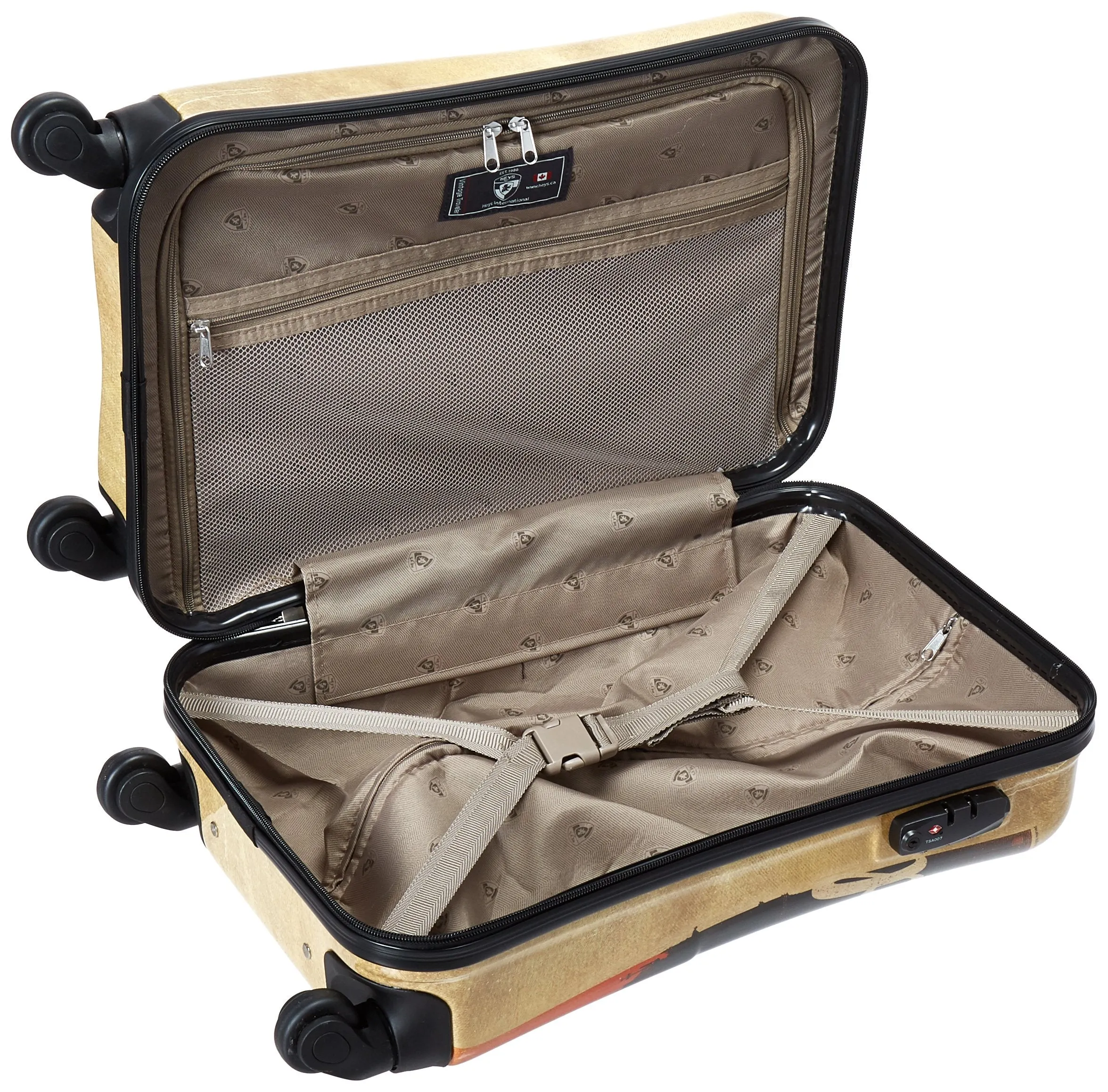 Heys America Vintage 21" 4-Wheel Carry-On Luggage