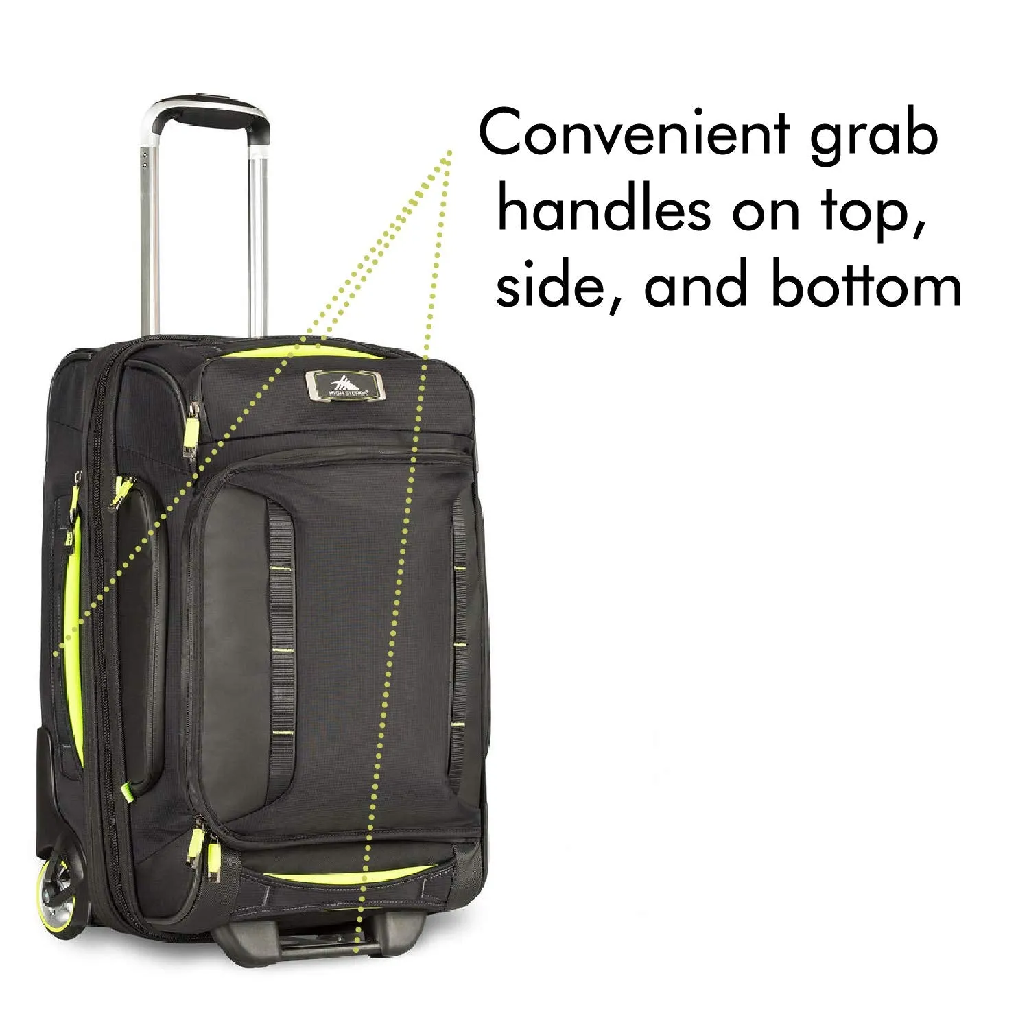 High Sierra AT8 22" Carry-On Wheeled Duffle Upright