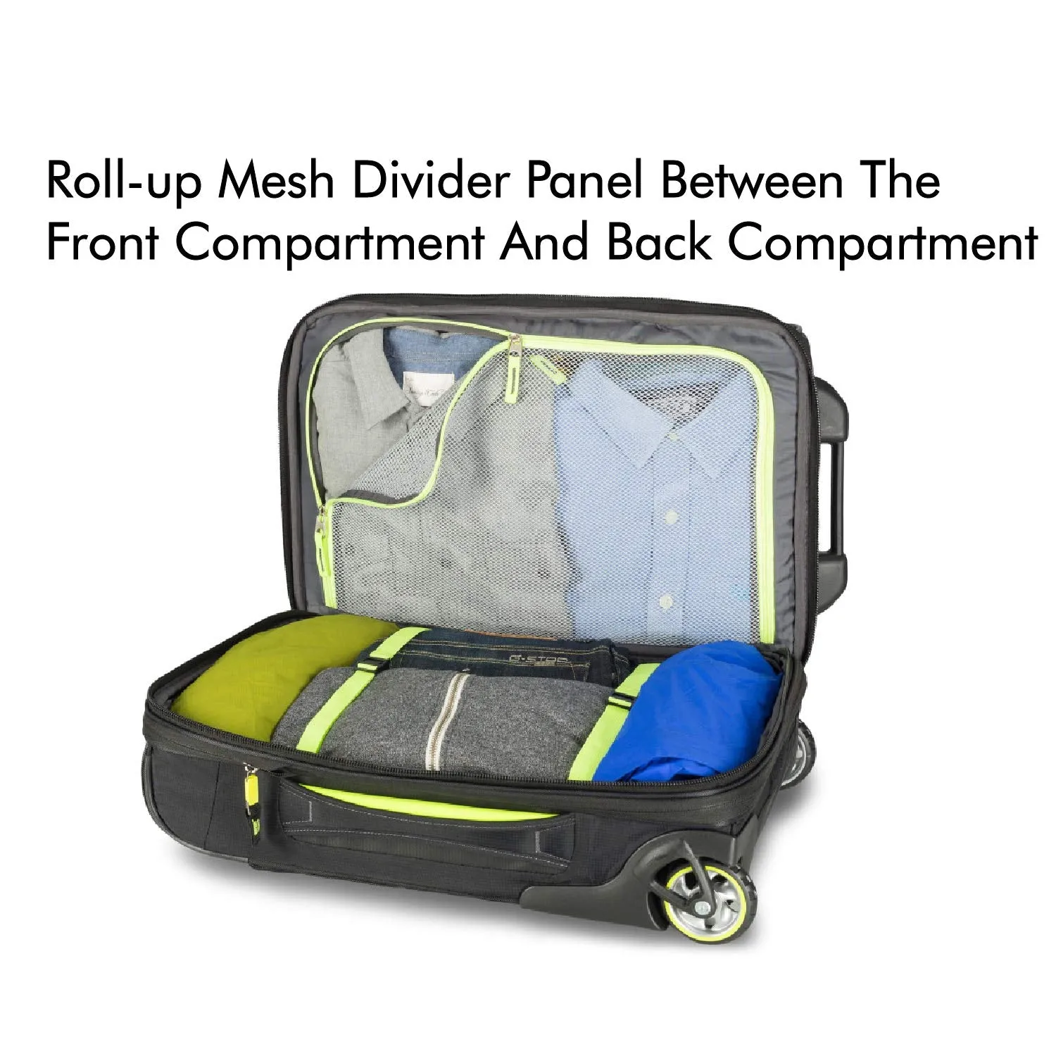 High Sierra AT8 22" Carry-On Wheeled Duffle Upright