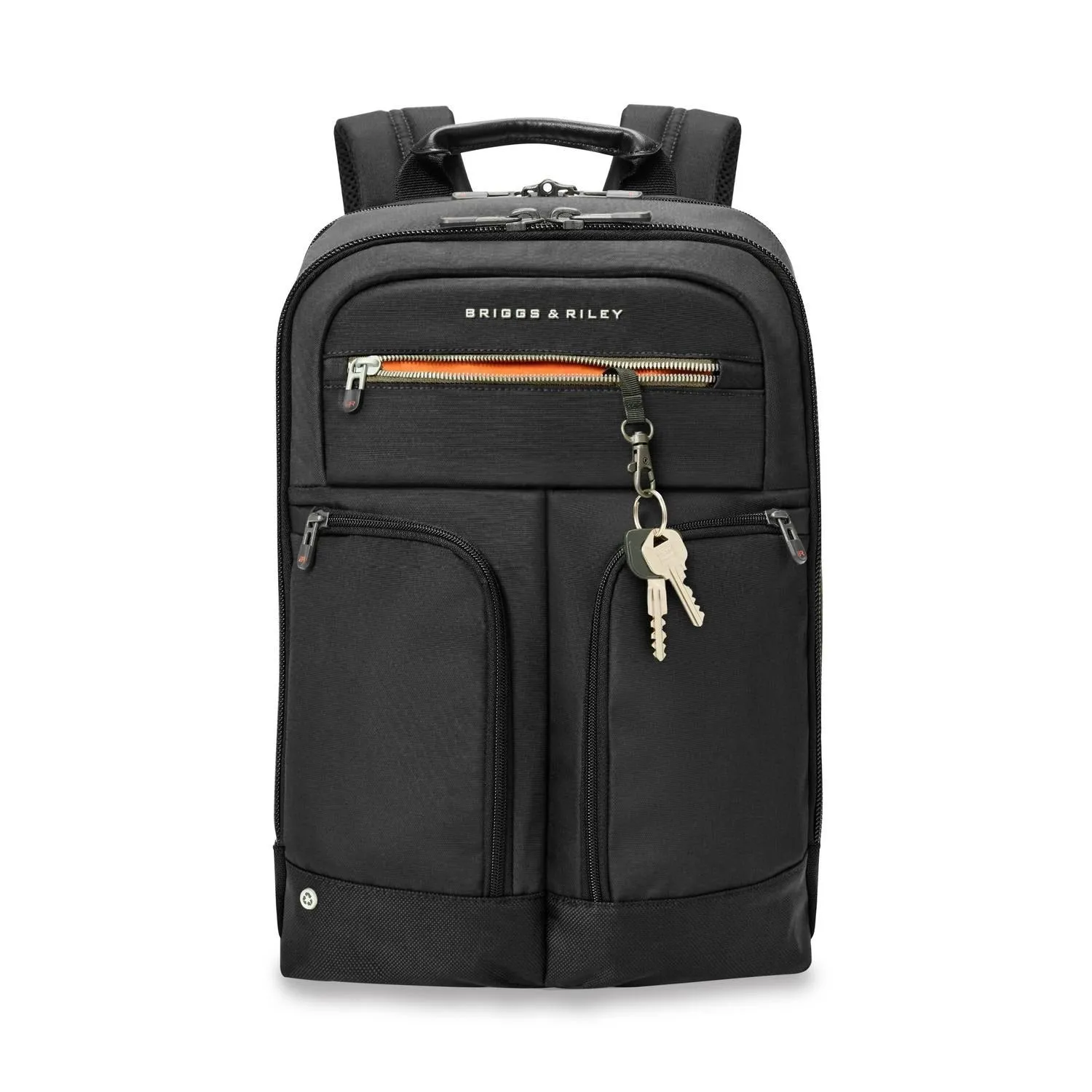 HTA Slim Expandable Backpack - Black