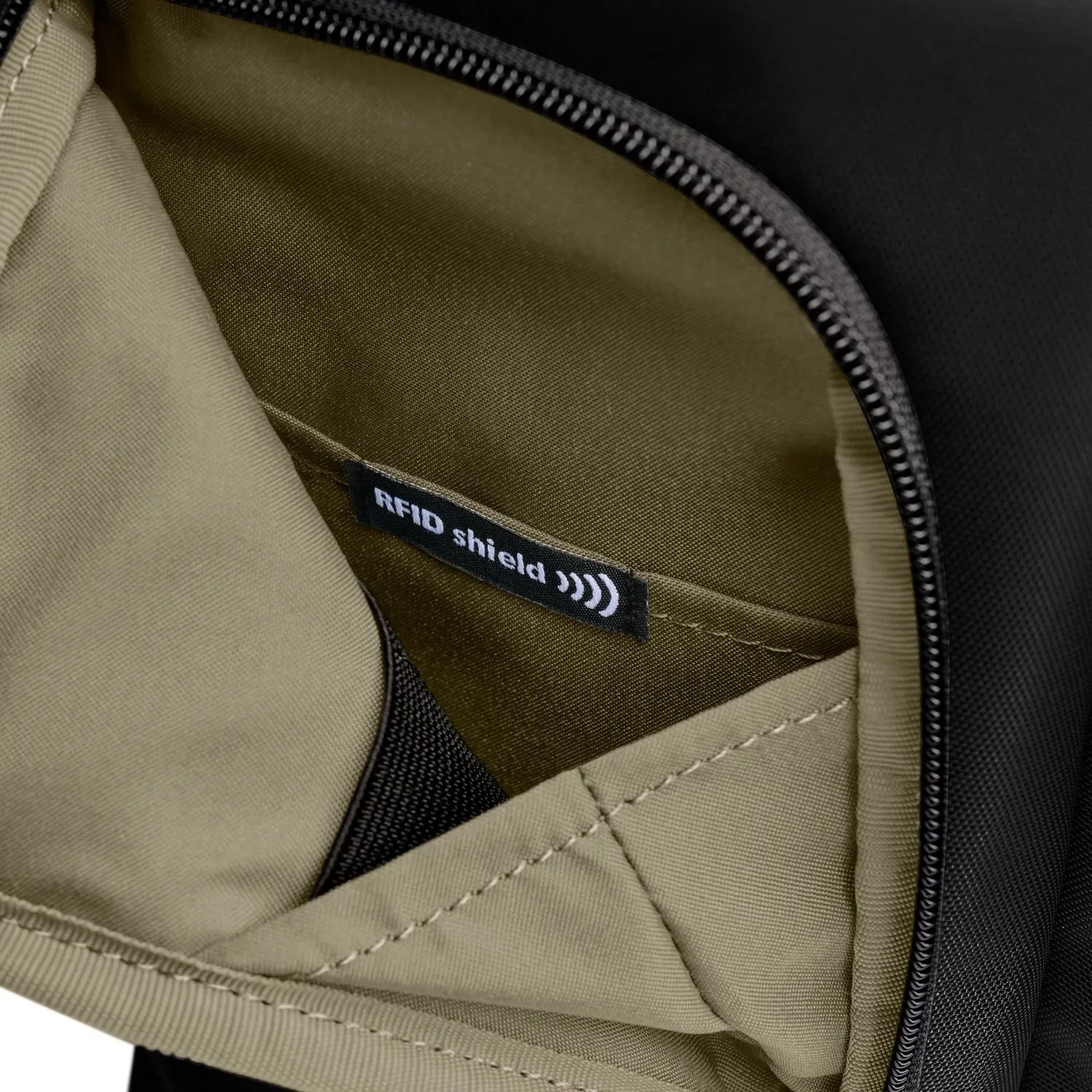 HTA Slim Expandable Backpack - Black