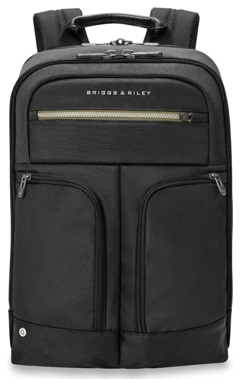 HTA Slim Expandable Backpack - Black