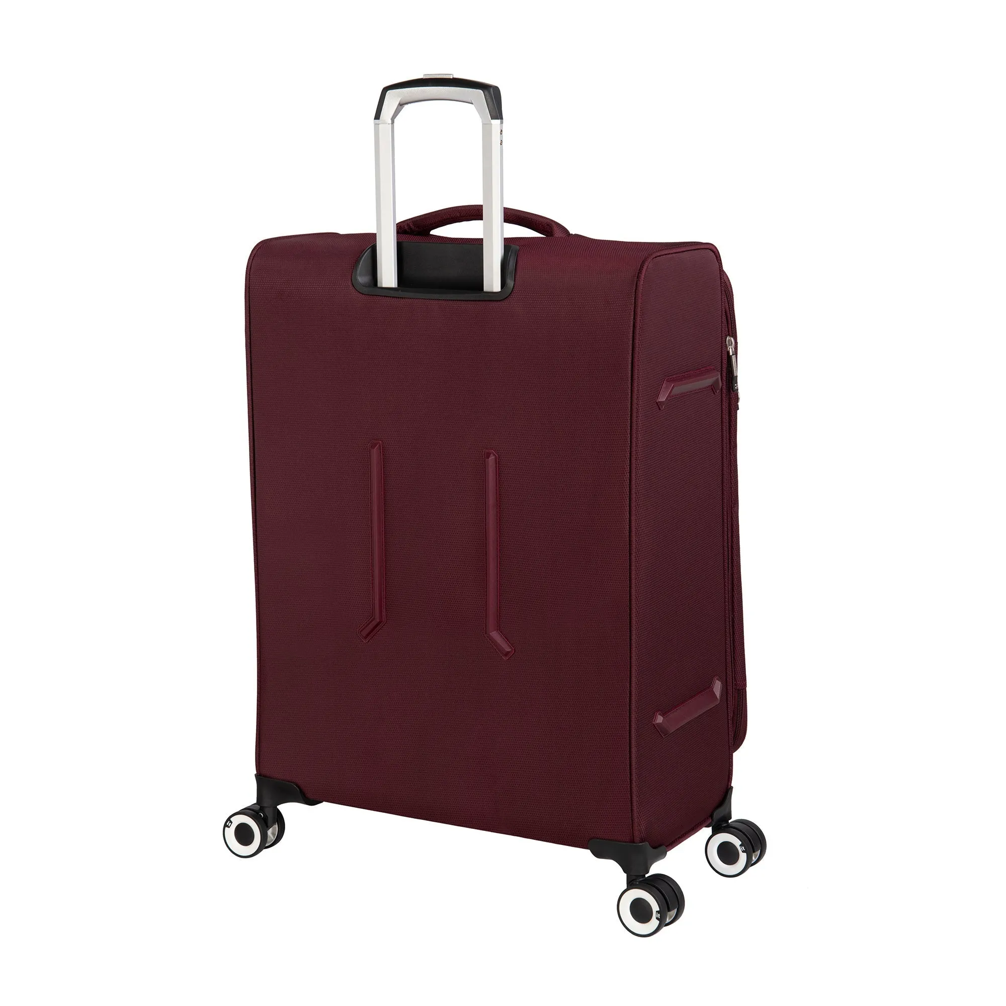 Intrepid 32" Softside Checked 8 Wheel Expandable Spinner (Dark Red)