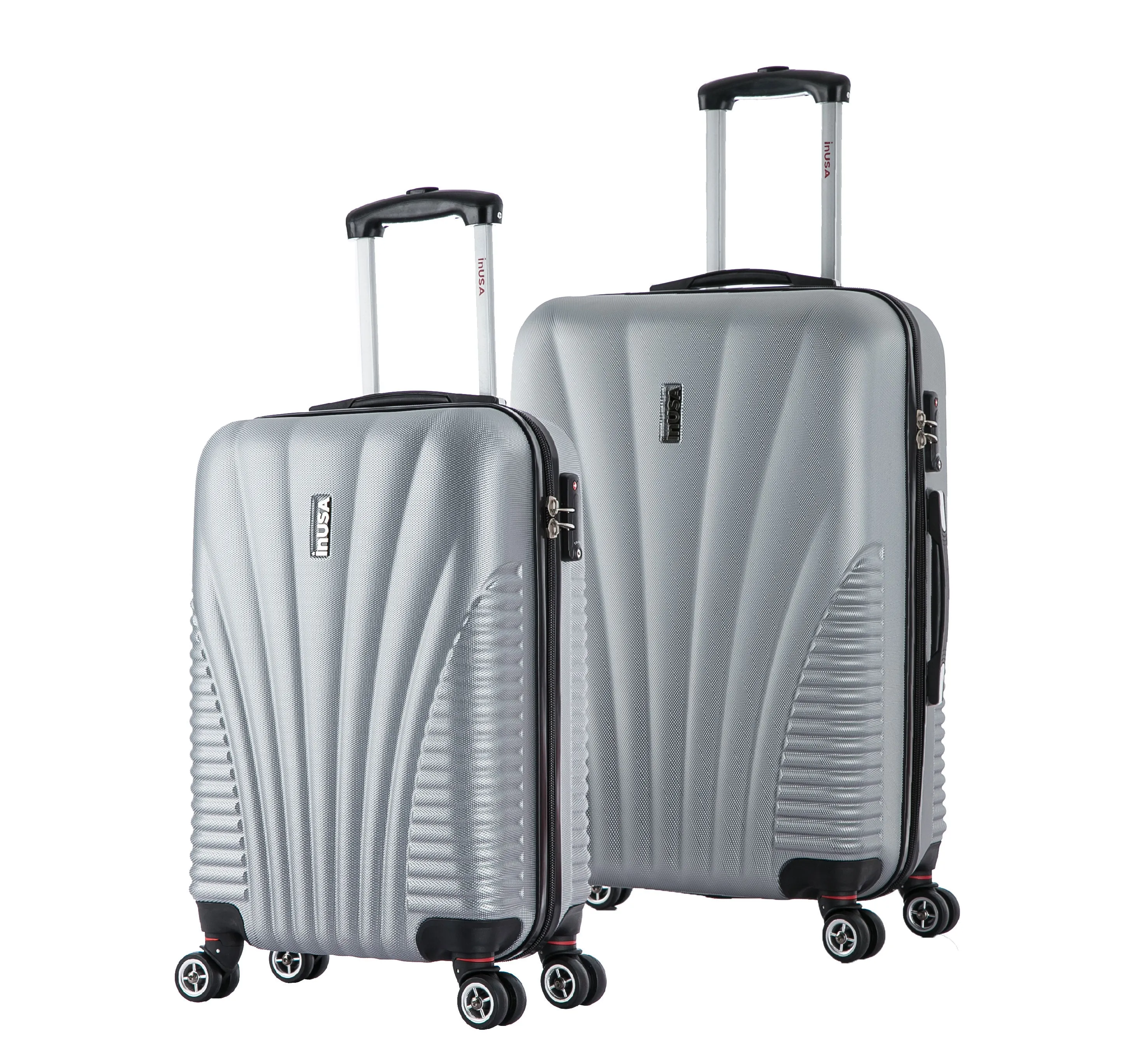 inUSA Chicago 2 Piece Set (21"/25") 4-Wheel Luggage Sets